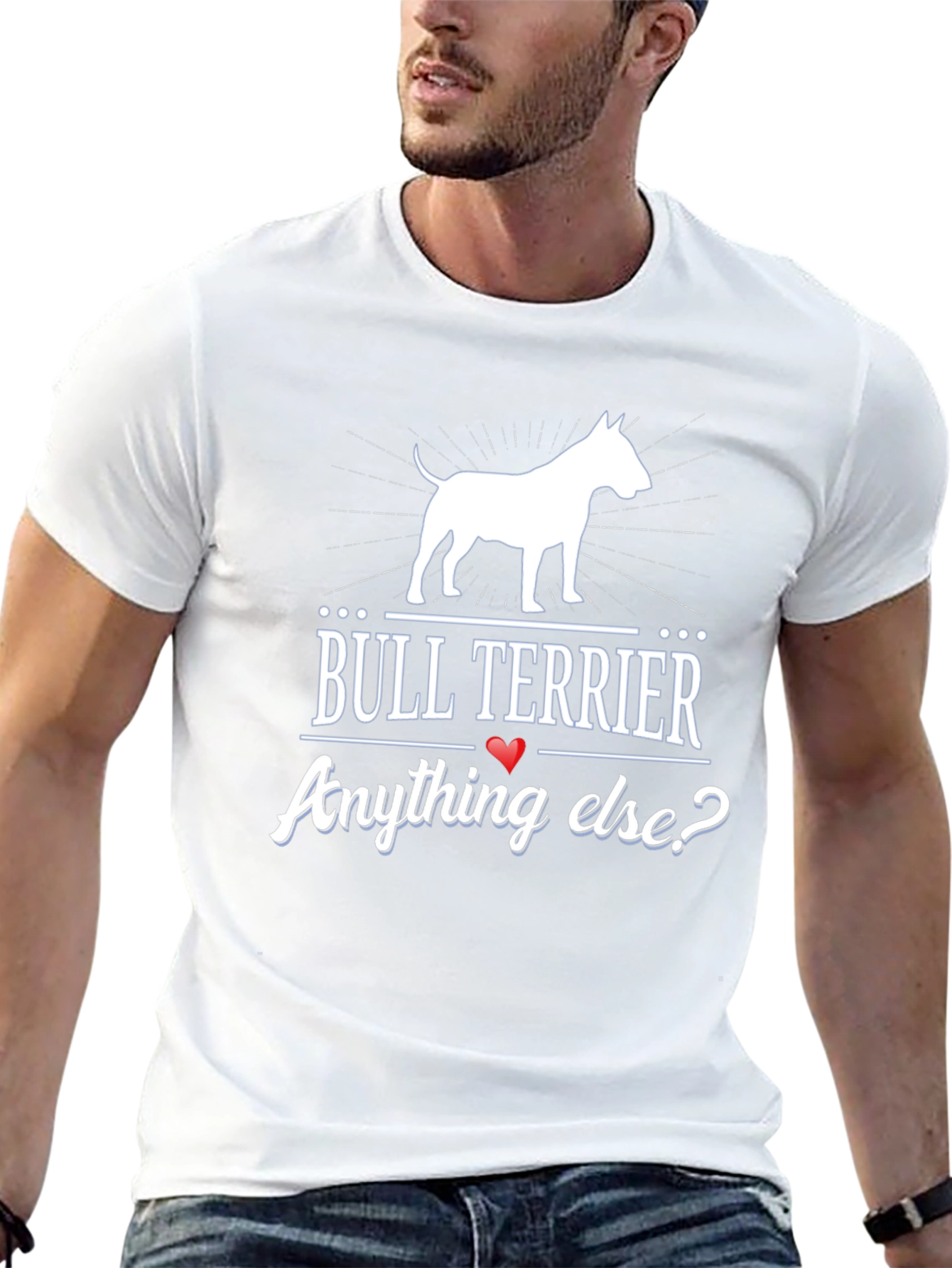Bull Terrier Graphic Tee - Anything Else? Novelty Shirt
