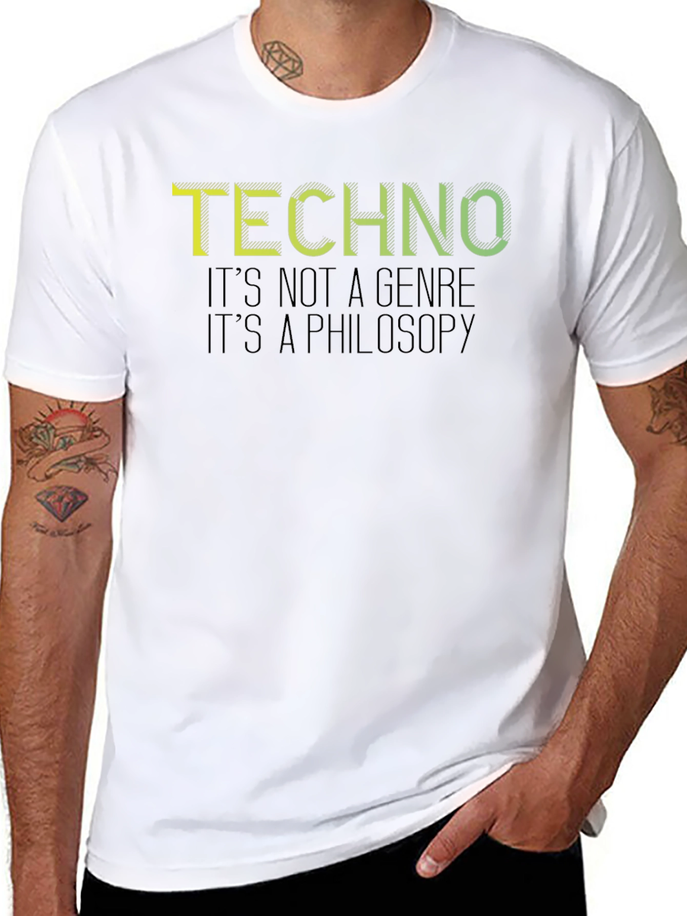 Techno Philosophy T-Shirt - Music Lover Tee