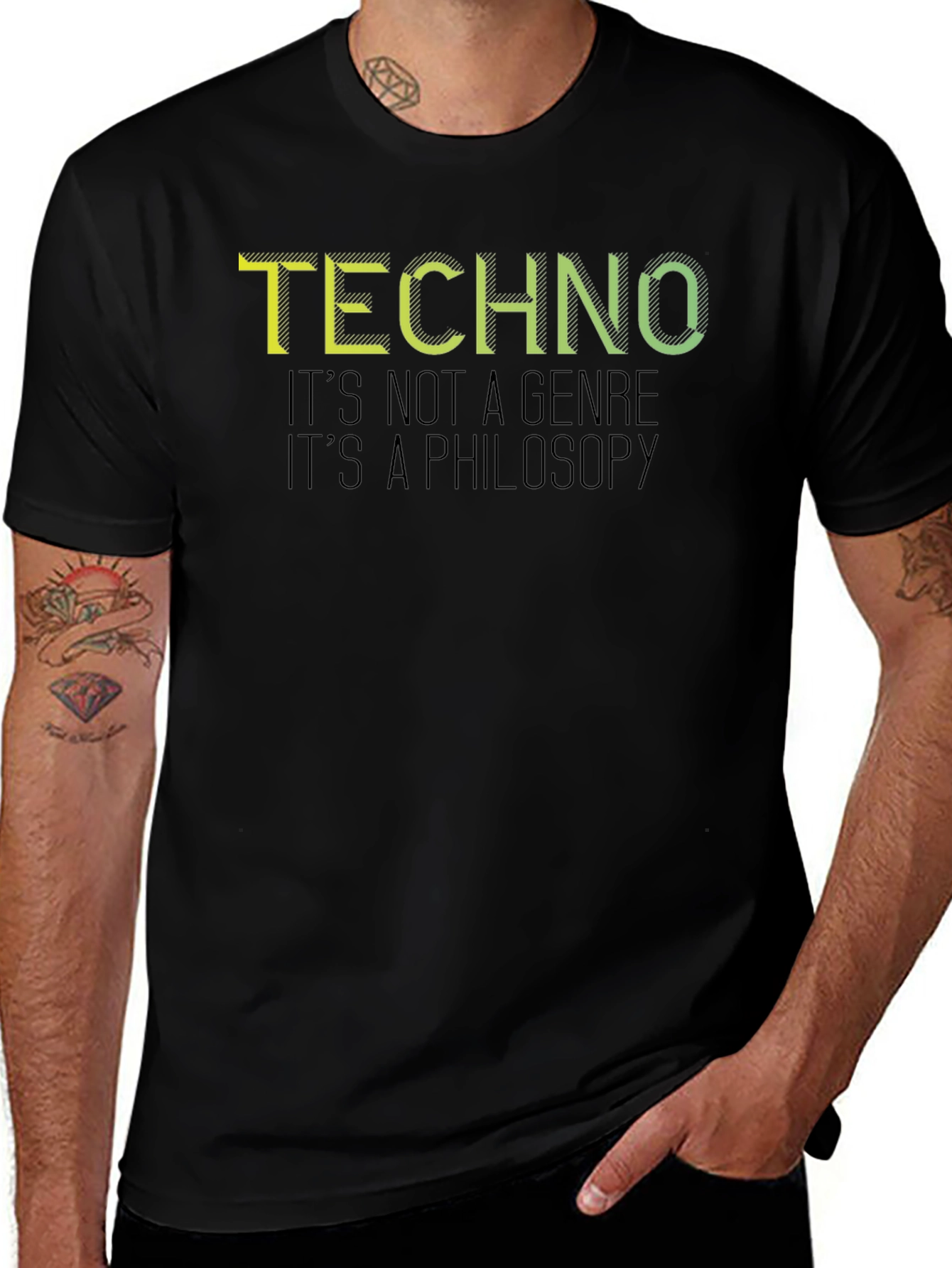 Techno Philosophy T-Shirt - Music Lover Tee