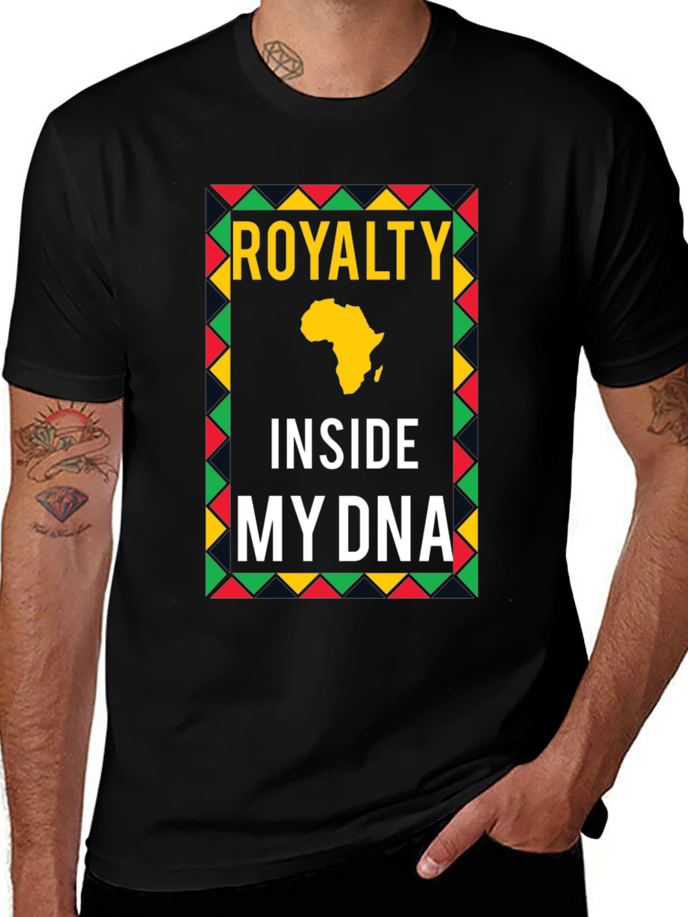 Royalty Inside My DNA Africa T-Shirt