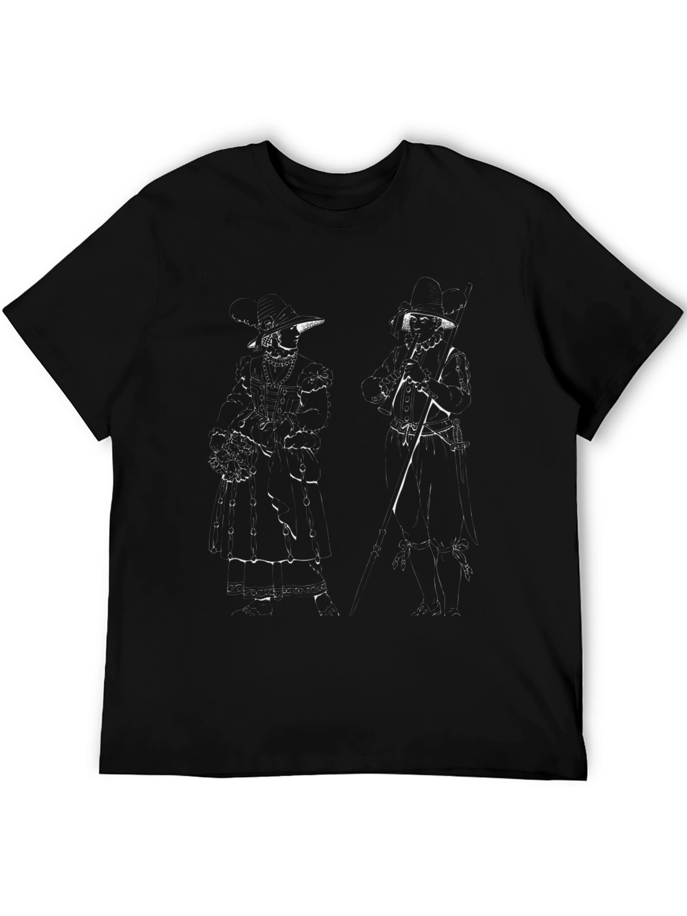 Plague Doctor Graphic Tee - Black