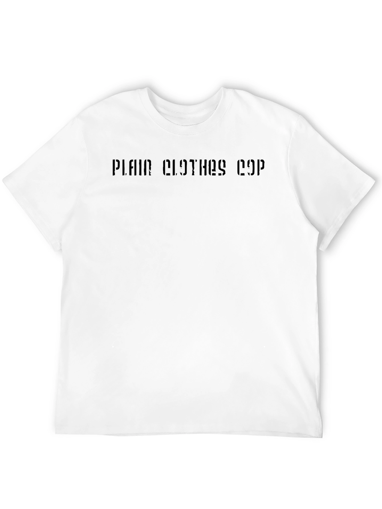 Plain Clothes Cop Crew Neck T-Shirt
