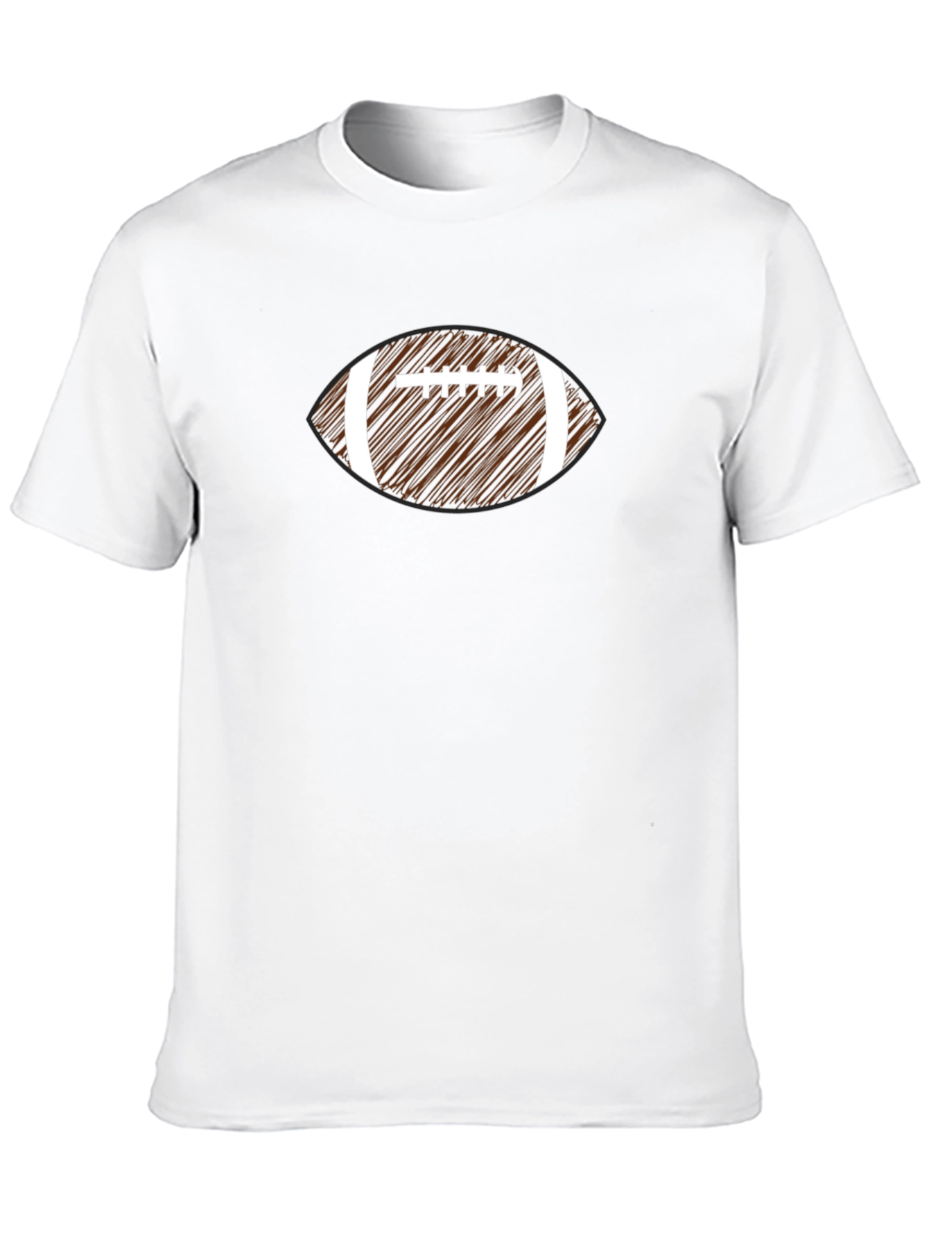 Football Graphic Tee - Black Casual Wear