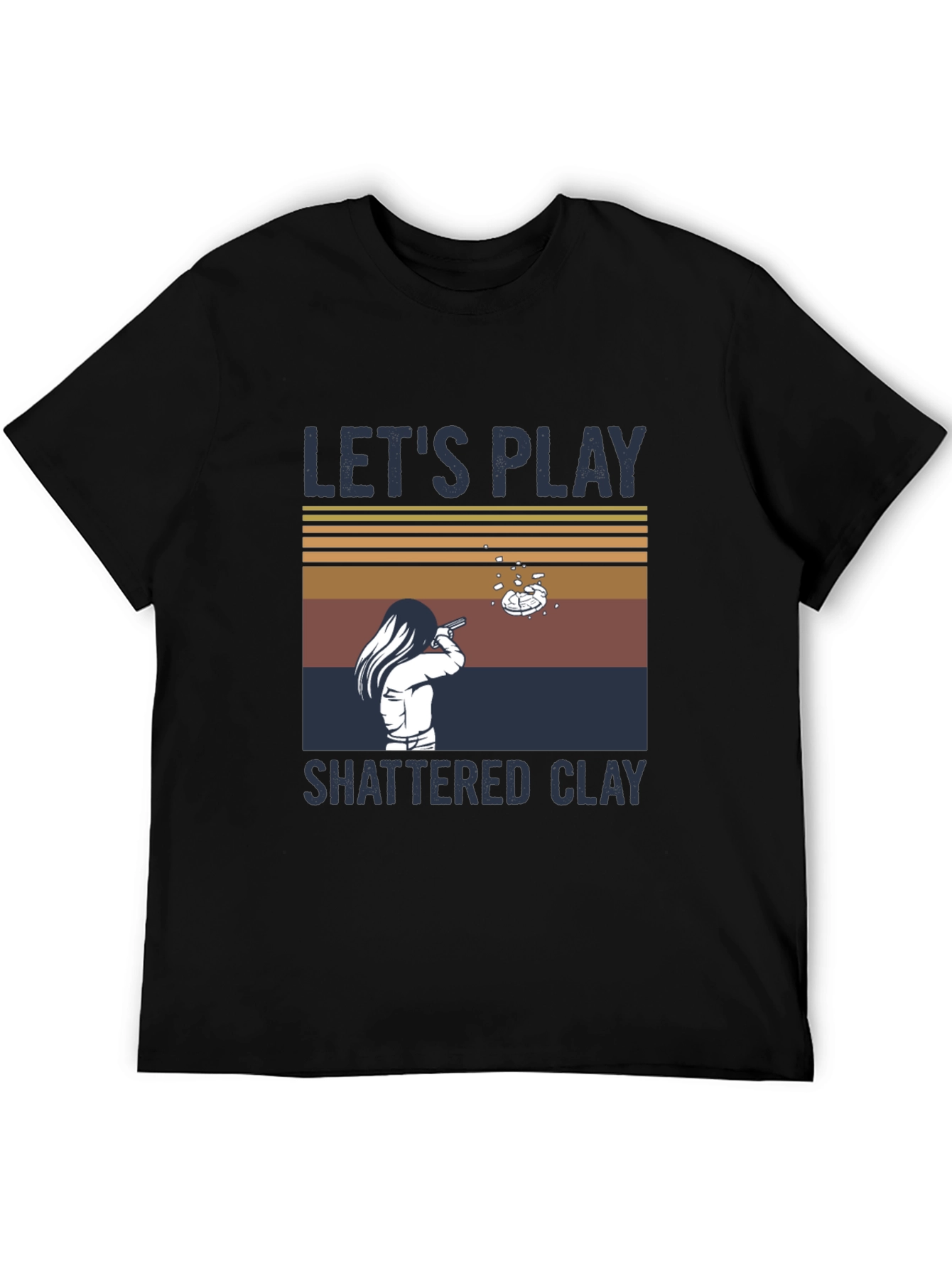 Lets Play Shattered Clay Graphic Tee