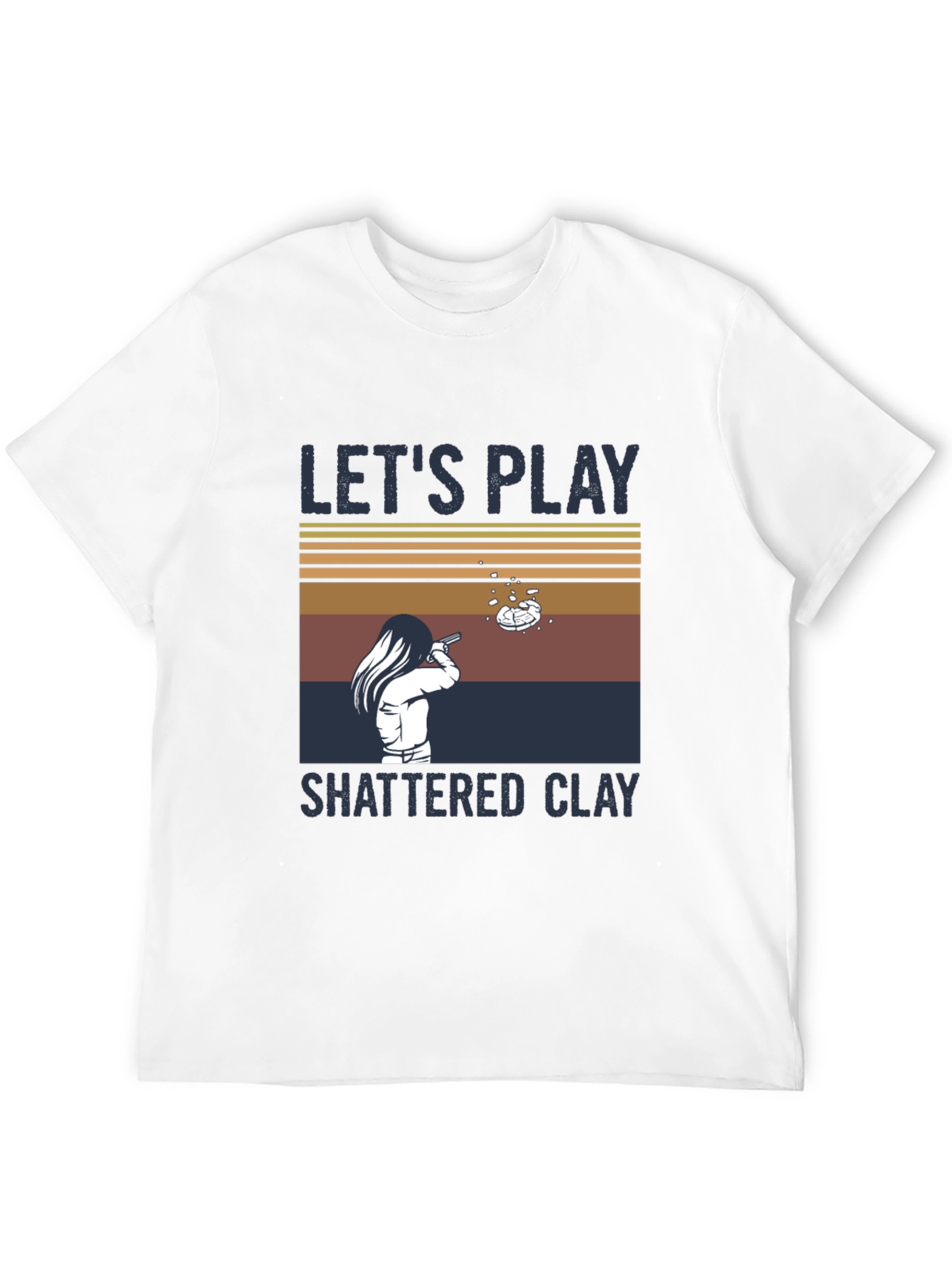 Lets Play Shattered Clay Graphic Tee