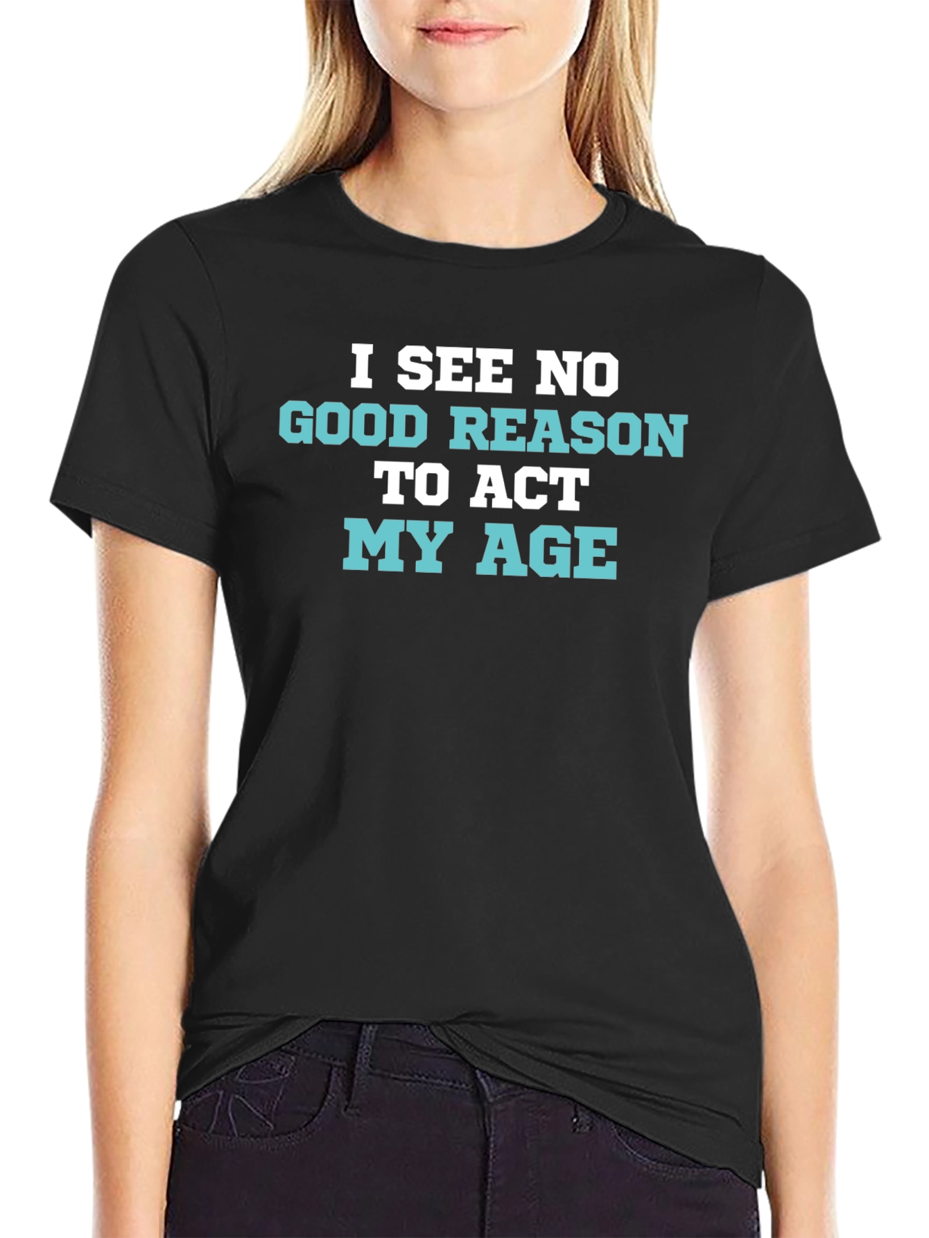 Funny I See No Good Reason Graphic Tee