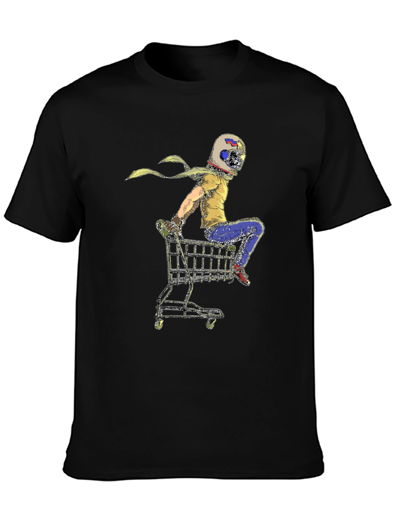 Helmet Rider Shopping Cart T-Shirt