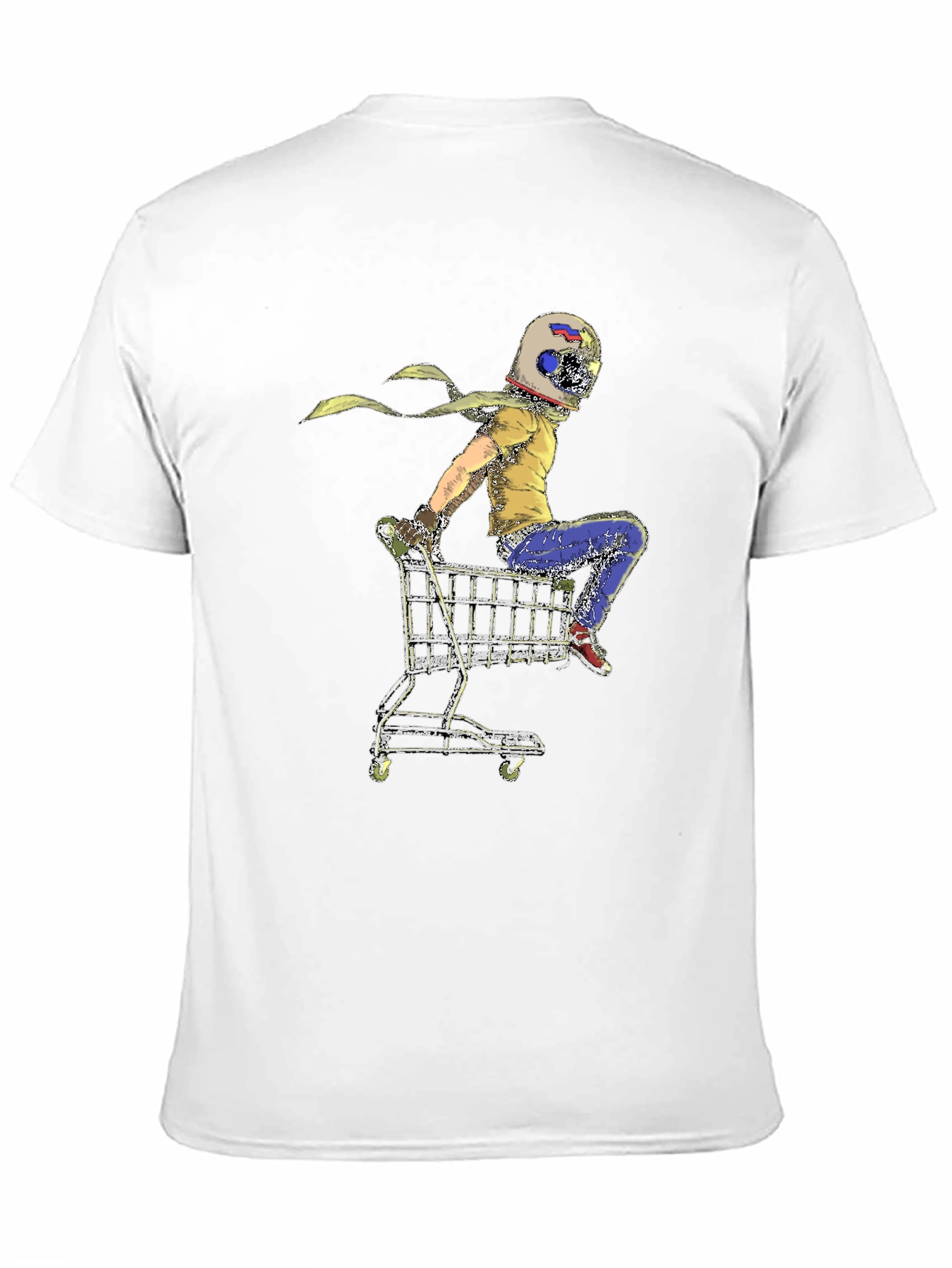 Helmet Rider Shopping Cart T-Shirt