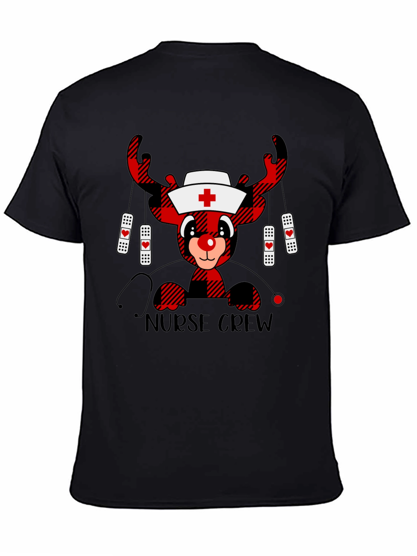 Nurse Crew Reindeer Christmas T-Shirt