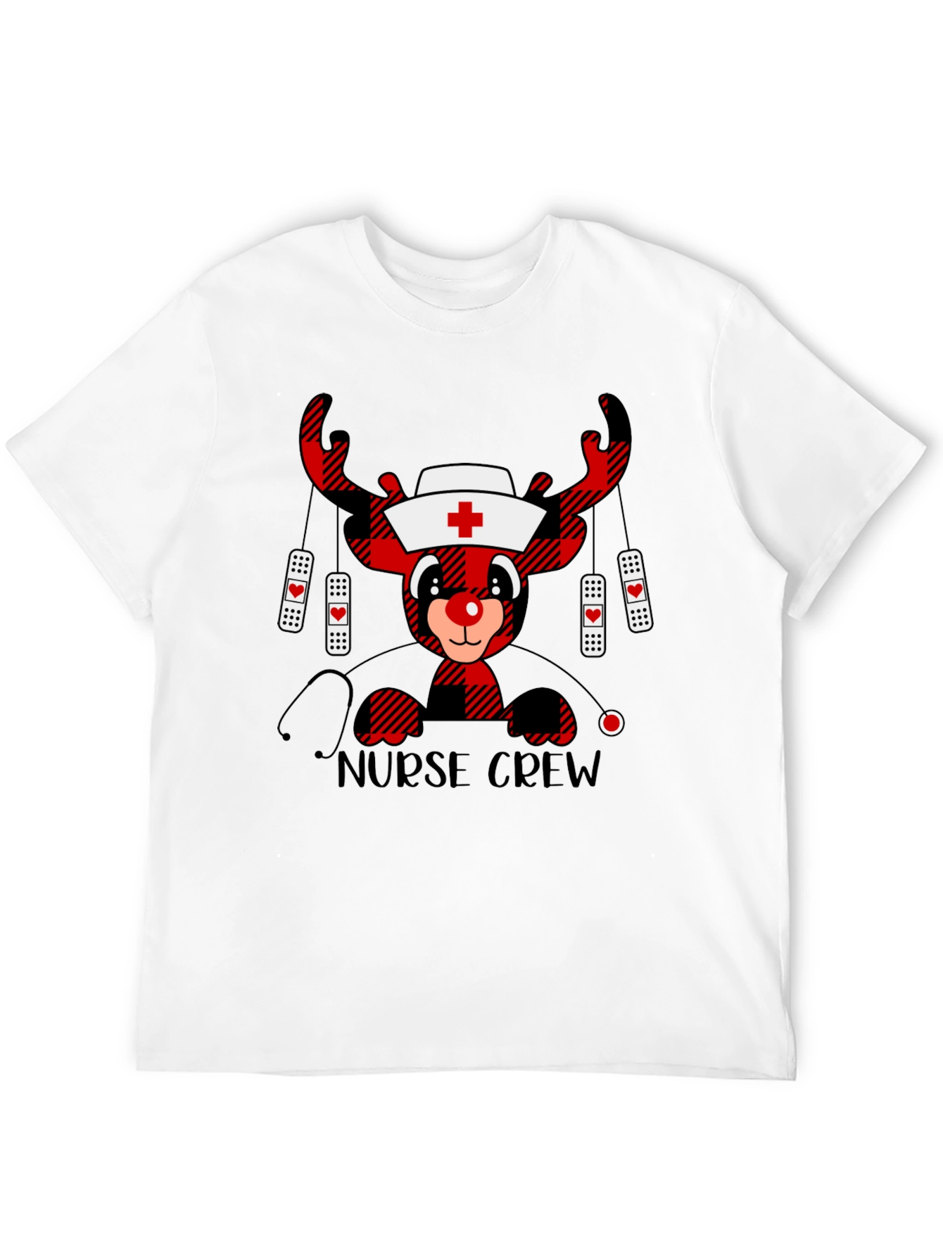 Nurse Crew Reindeer Christmas T-Shirt