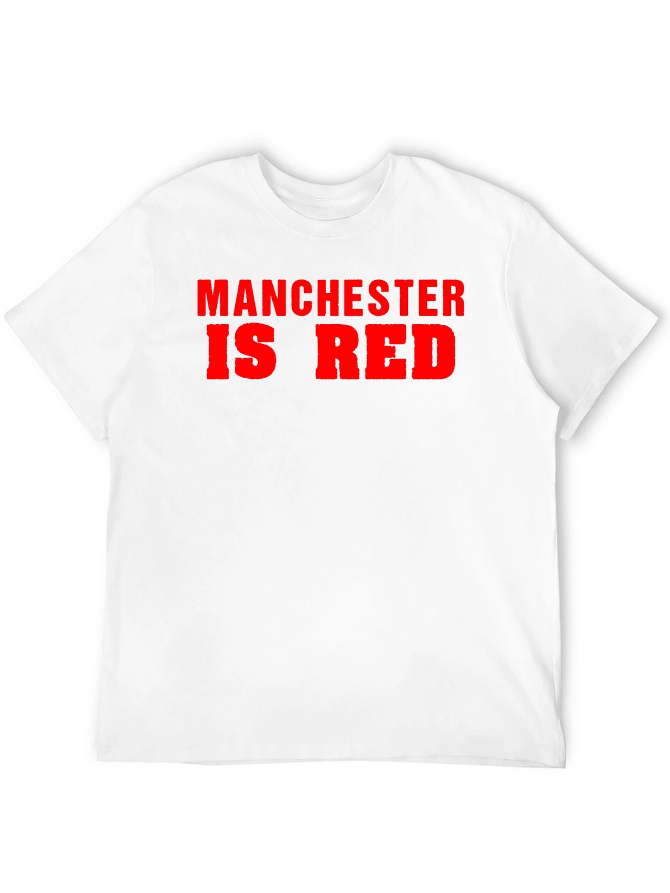 Manchester Is Red T-Shirt - Bold Graphic Tee