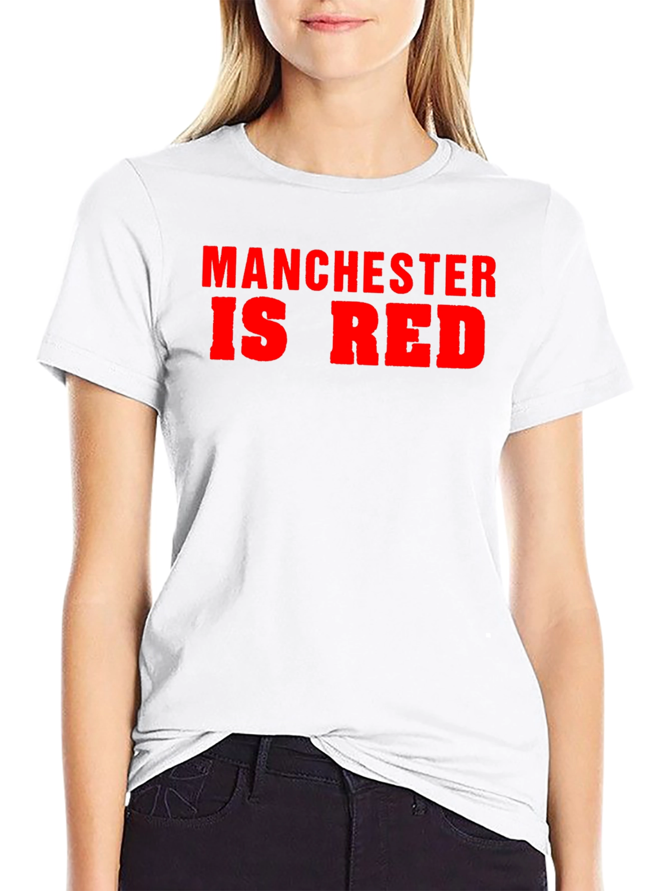 Manchester Is Red T-Shirt - Bold Graphic Tee
