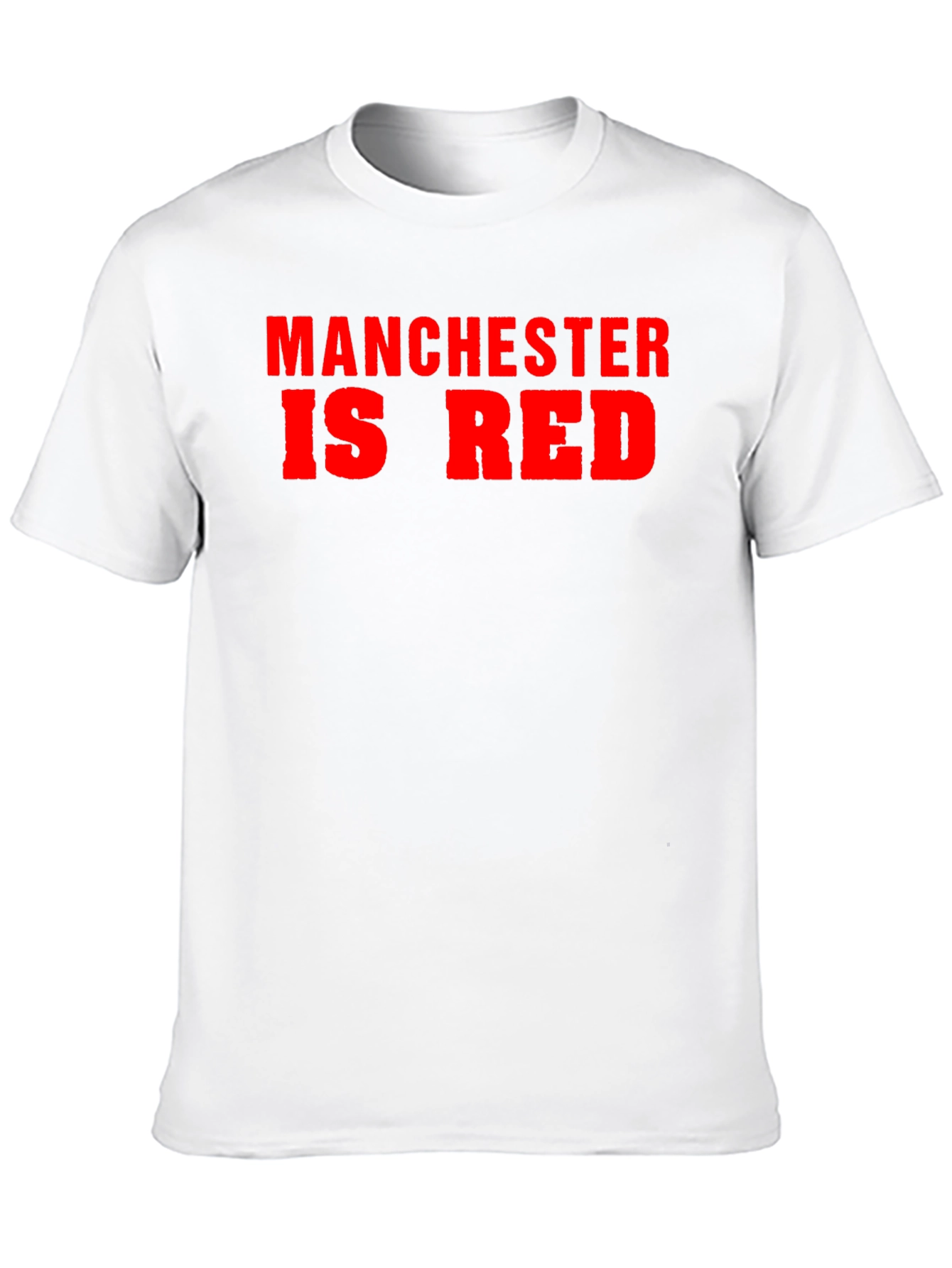 Manchester Is Red T-Shirt - Bold Graphic Tee