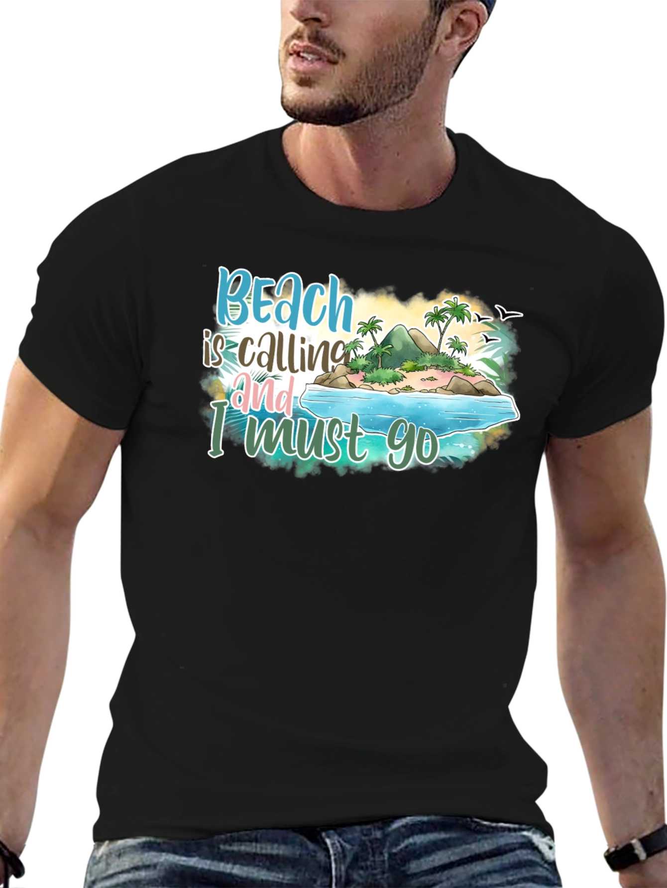 Beach Calling Graphic Tee