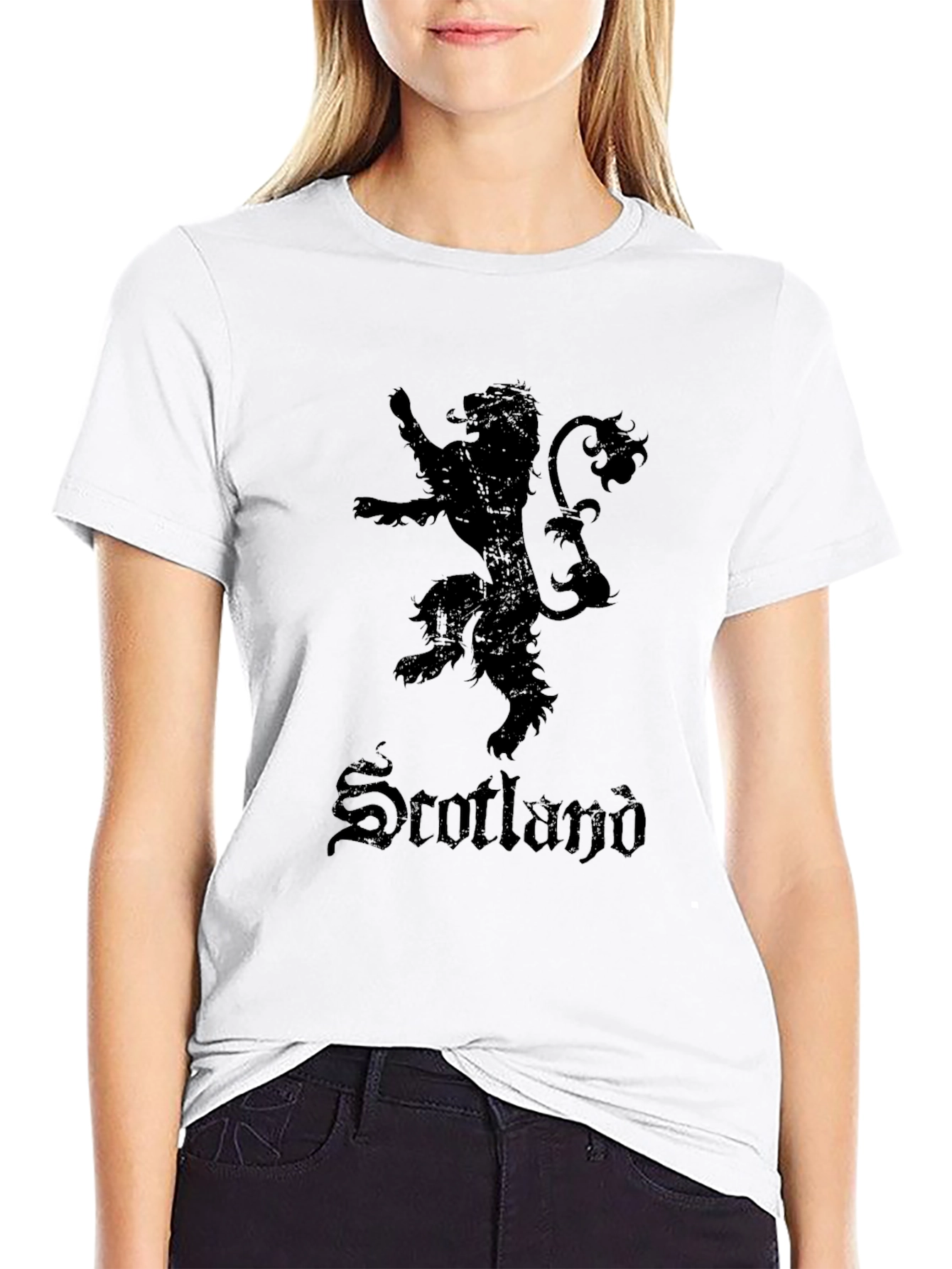 Scotland Lion Rampant Black T-Shirt