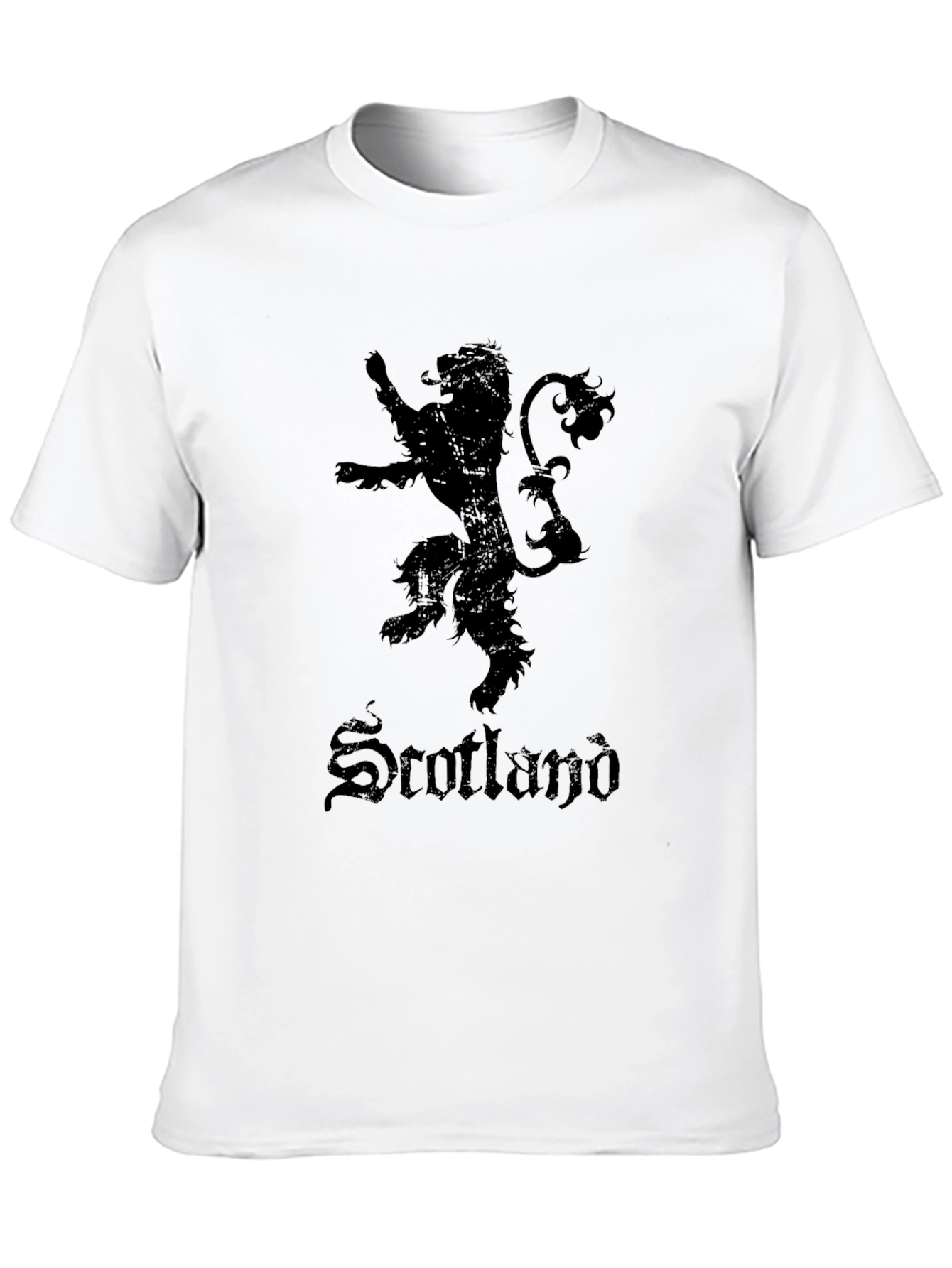 Scotland Lion Rampant Black T-Shirt