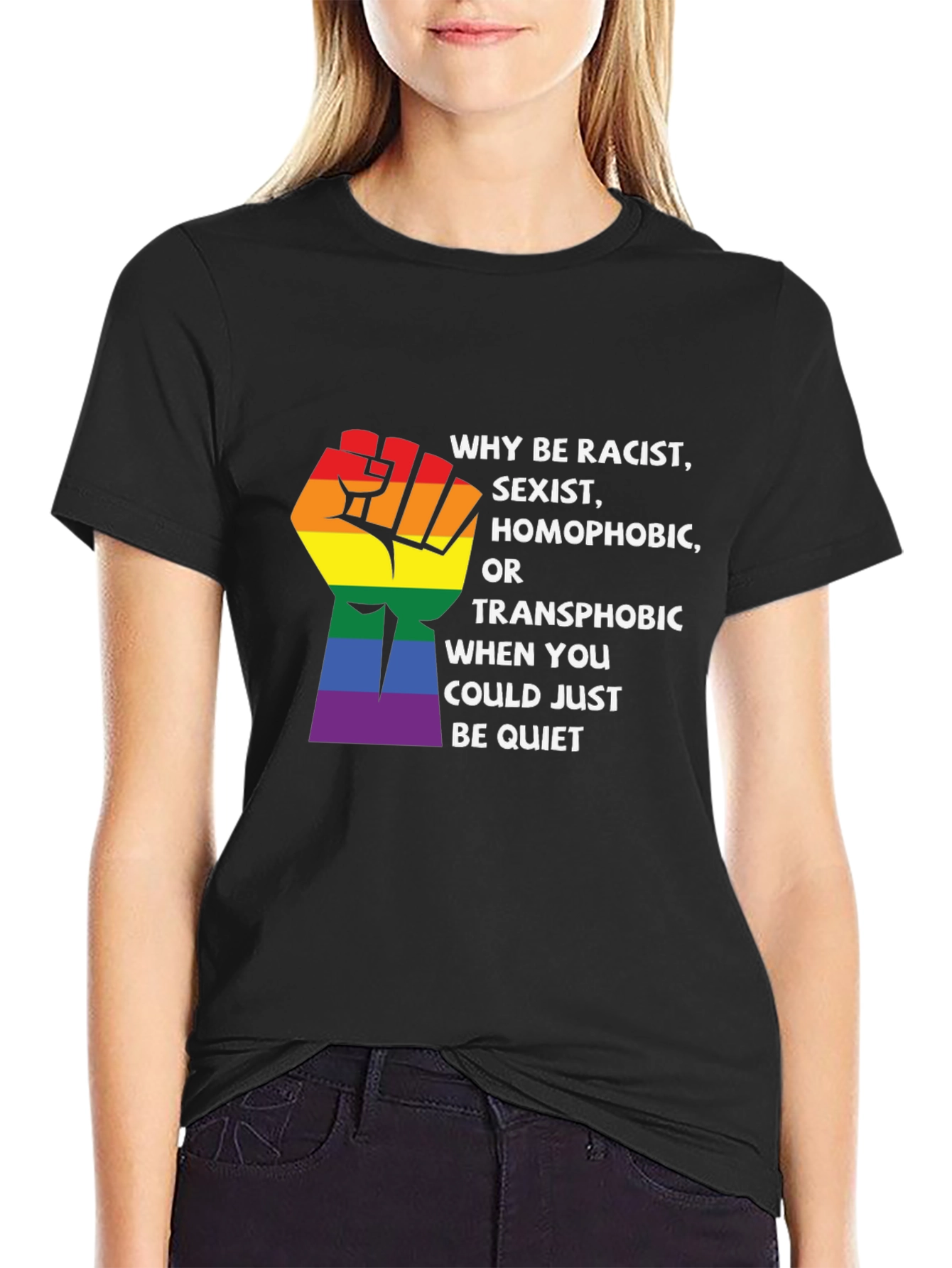 Equality Pride Graphic Tee - Why Be Racist
