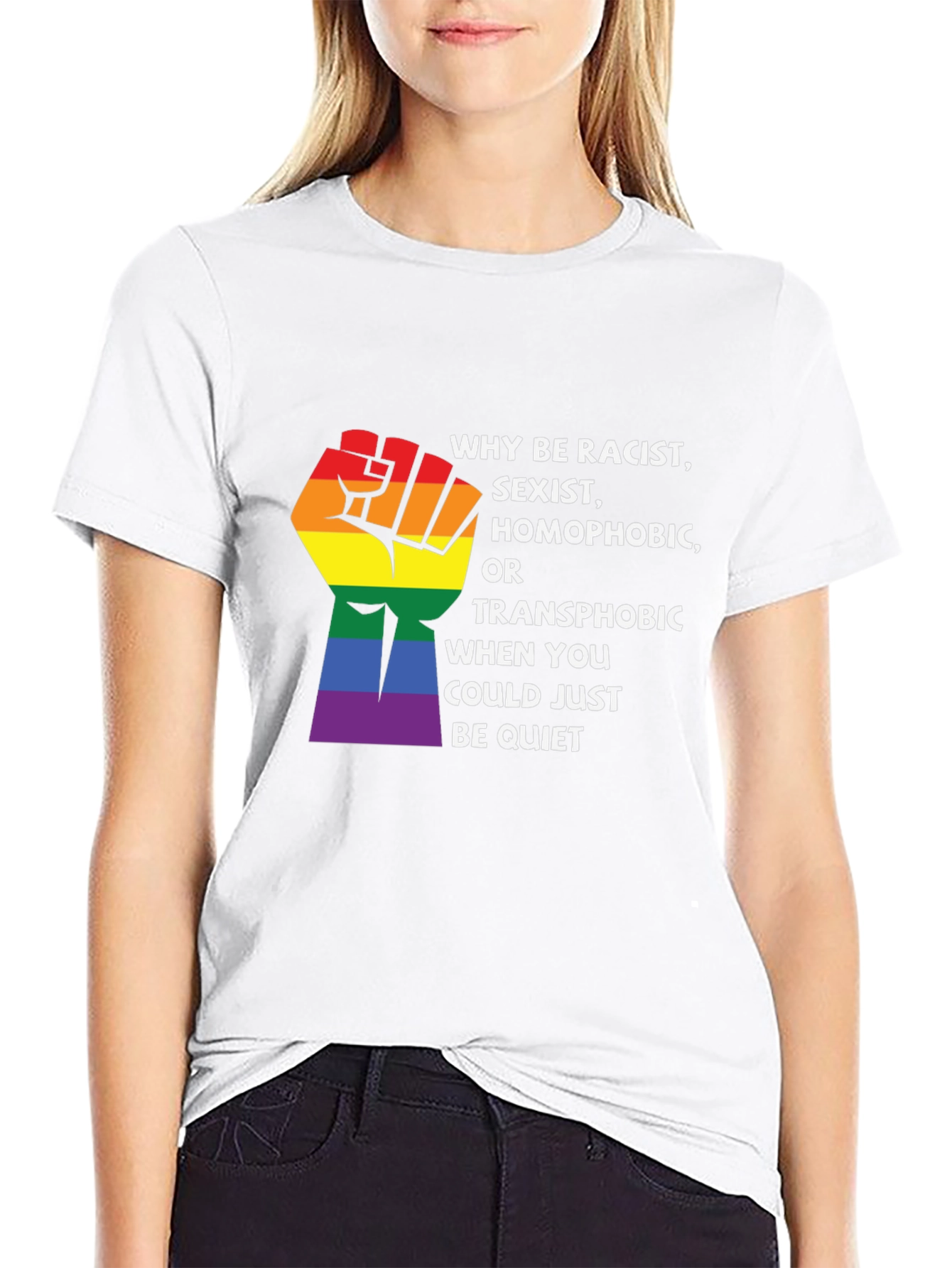Equality Pride Graphic Tee - Why Be Racist