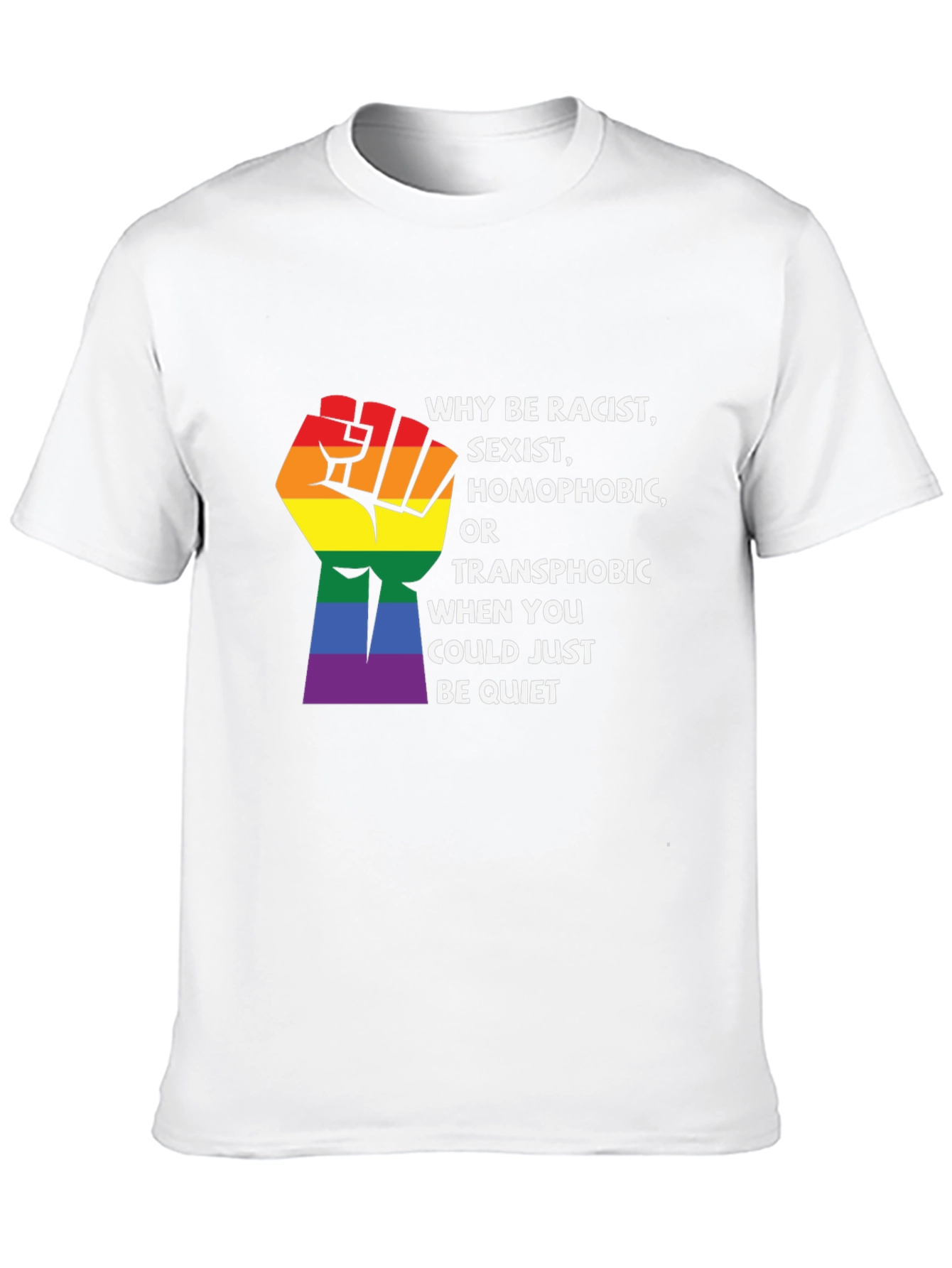 Equality Pride Graphic Tee - Why Be Racist