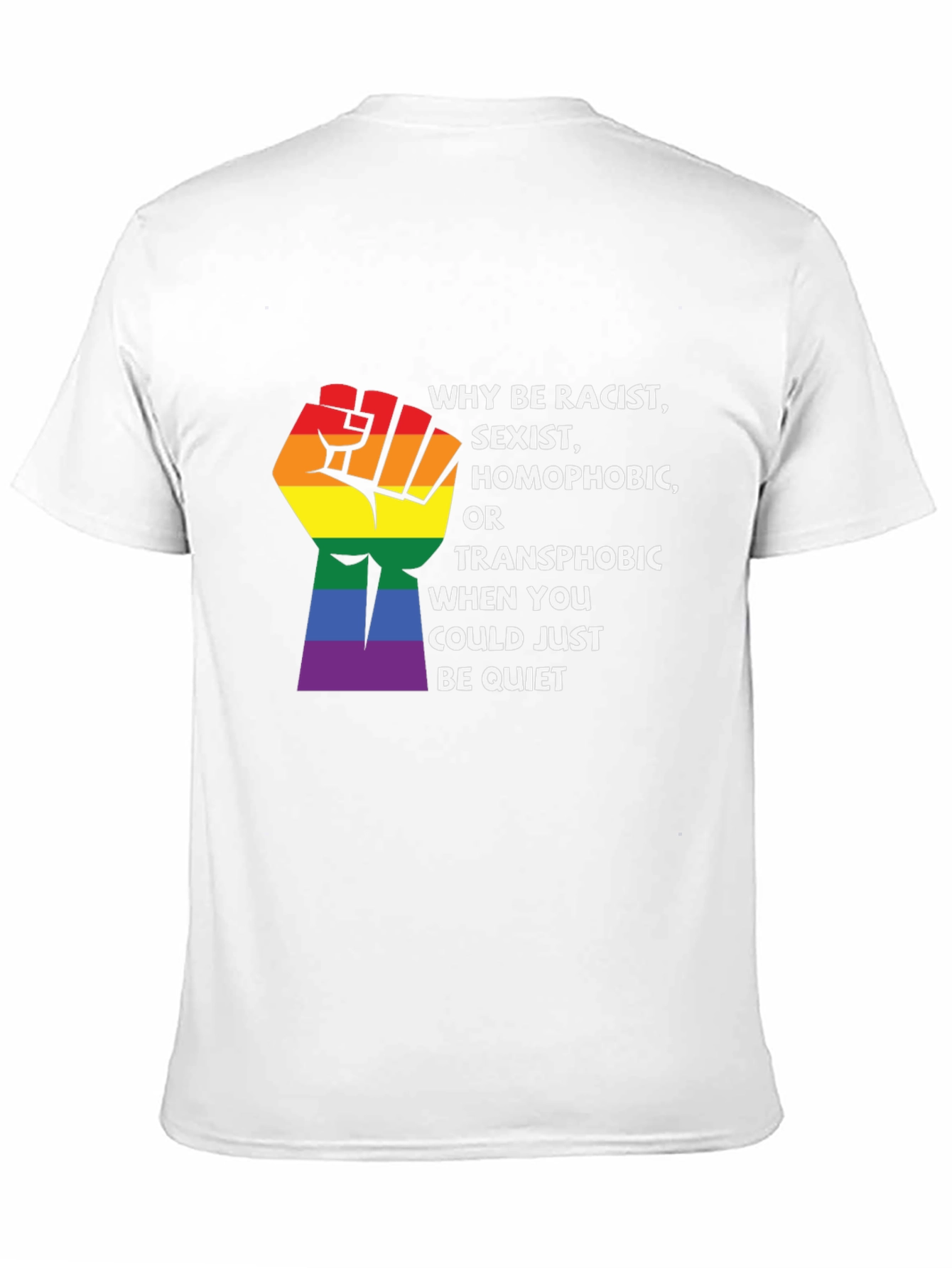 Equality Pride Graphic Tee - Why Be Racist