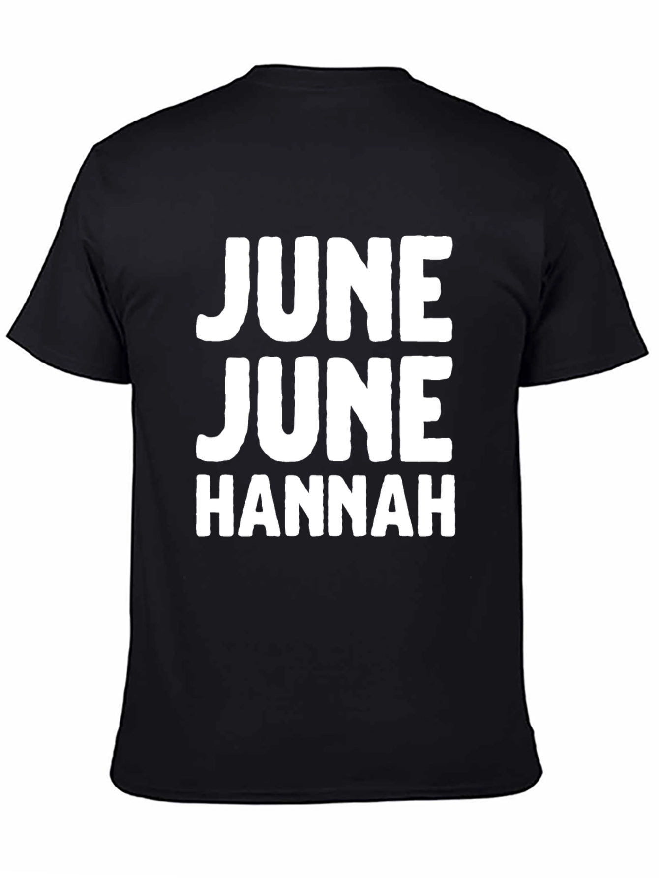 June June Hannah Black Tee