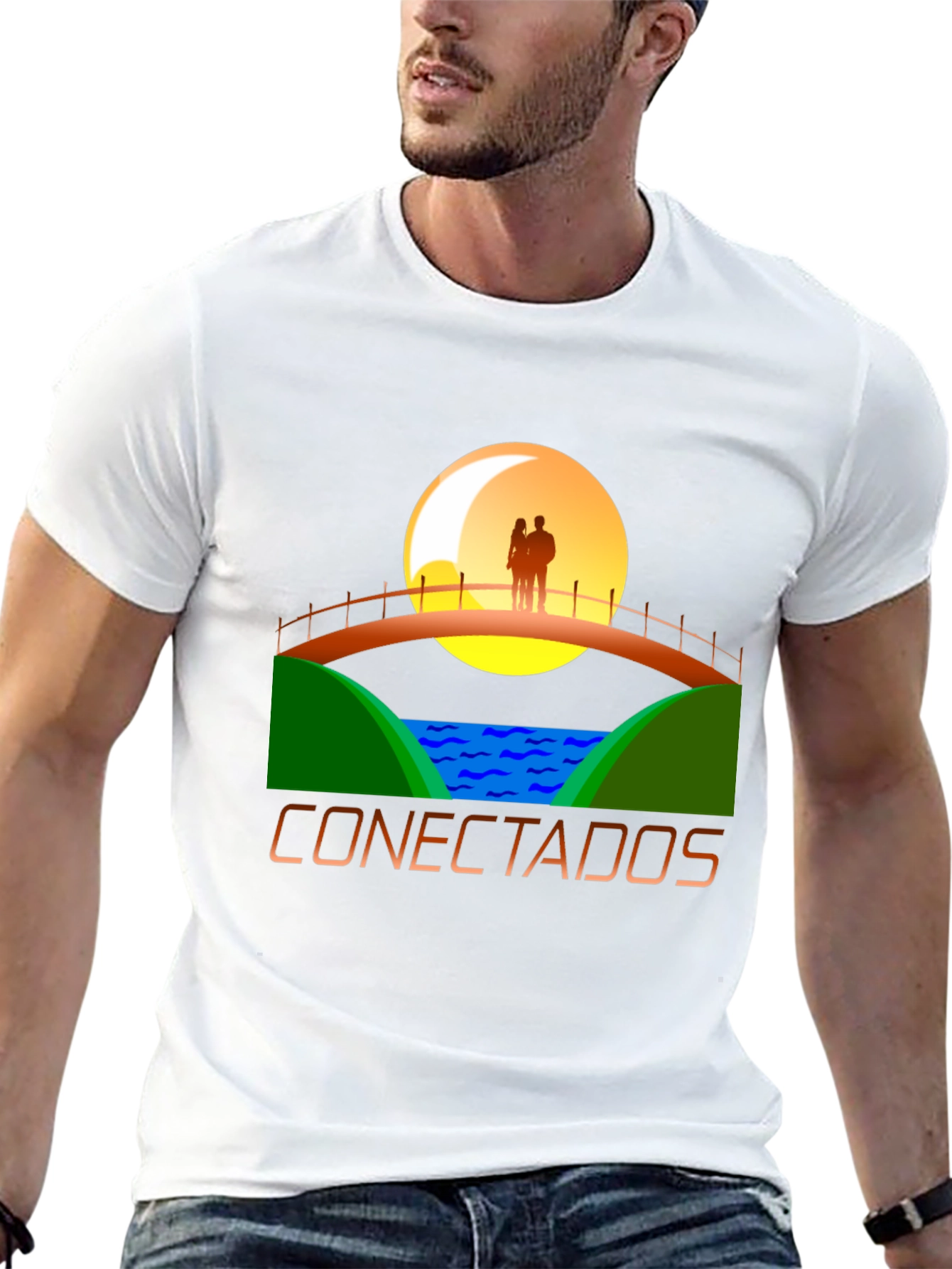 Connected at Sunset Graphic T-Shirt