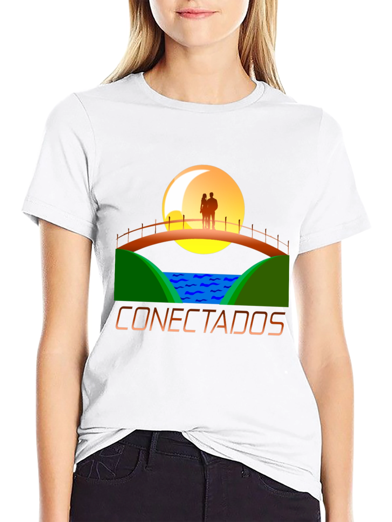 Connected at Sunset Graphic T-Shirt
