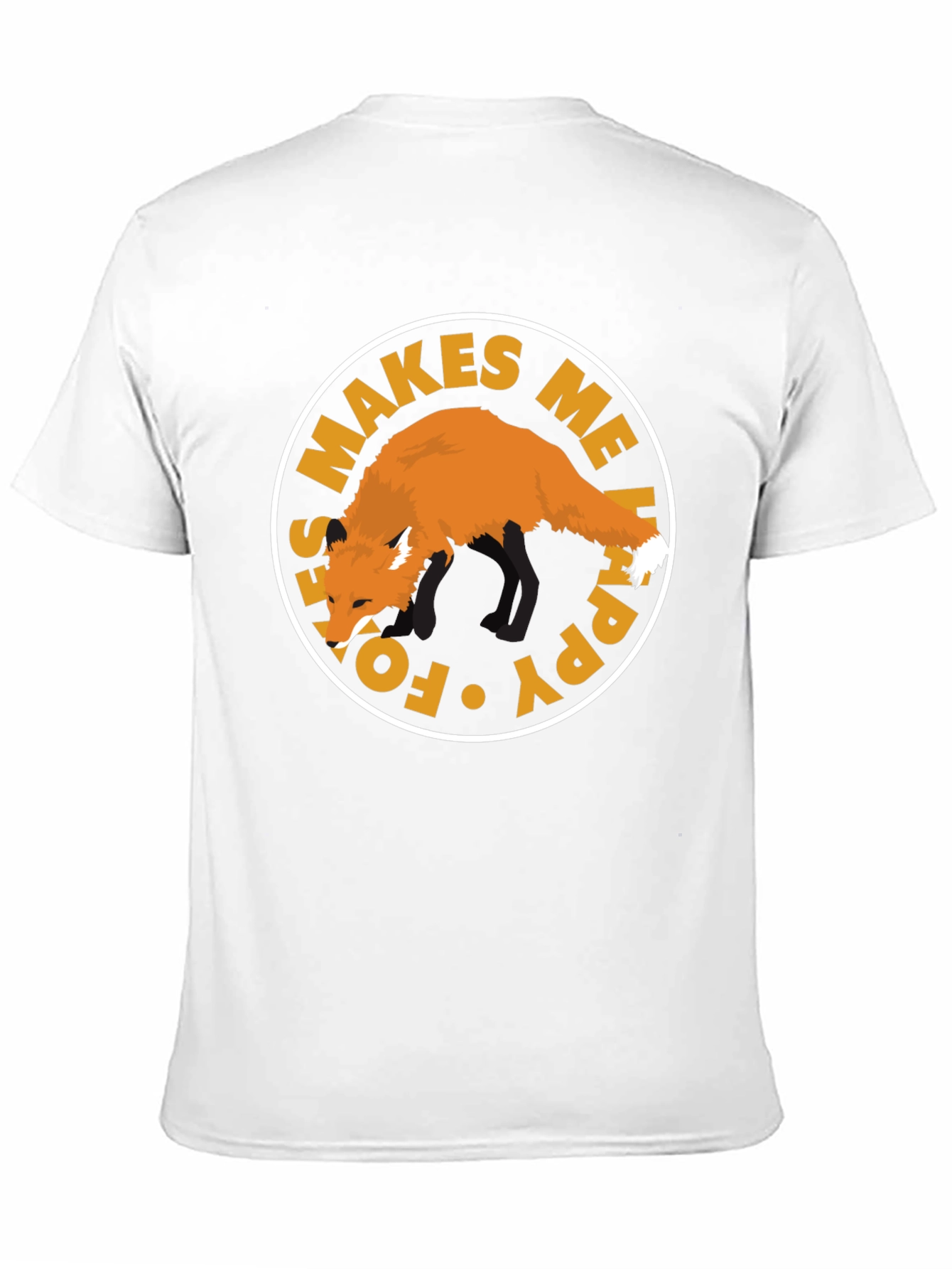 Fox Makes Me Happy Graphic T-Shirt