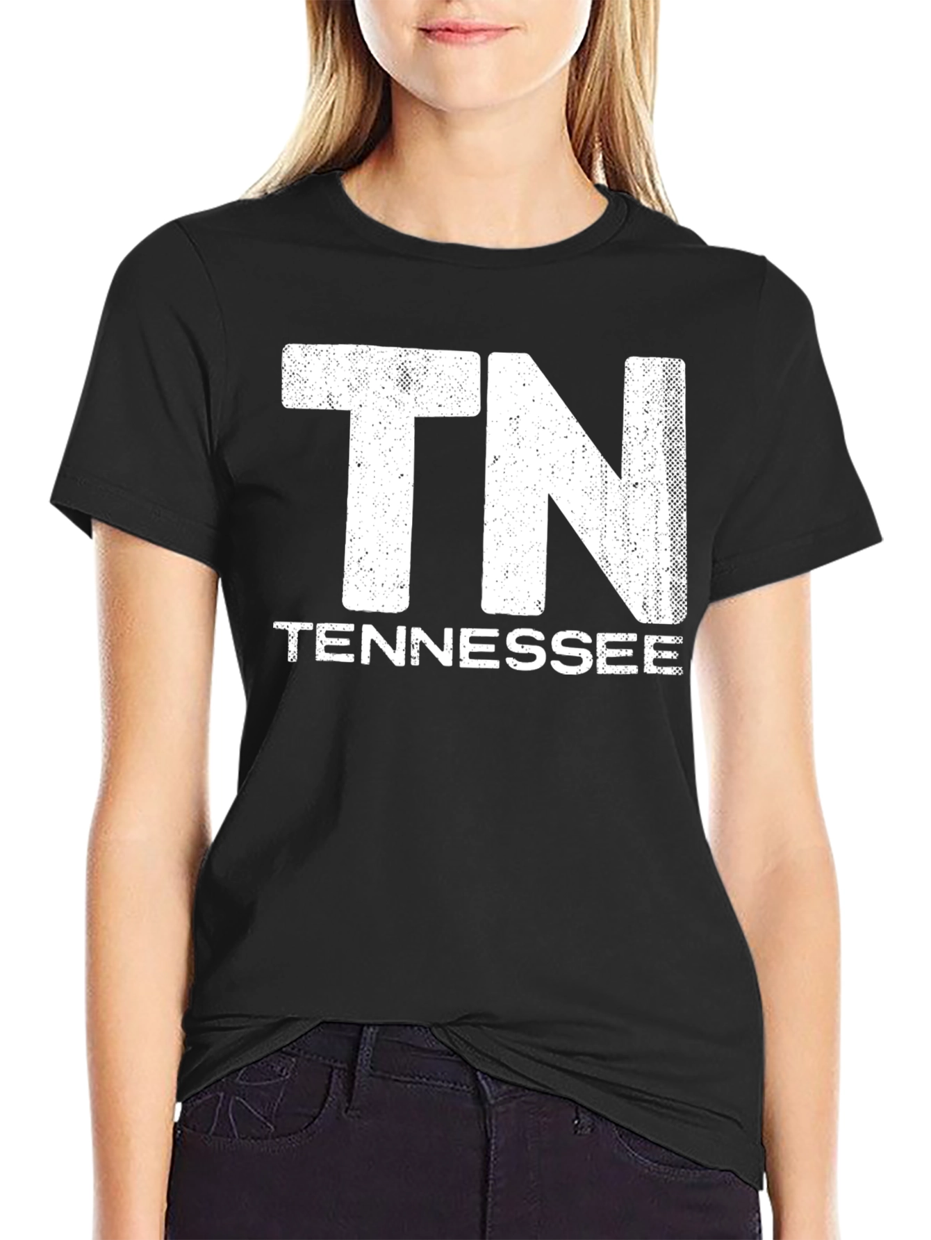 TN Tennessee State Pride Black T-Shirt