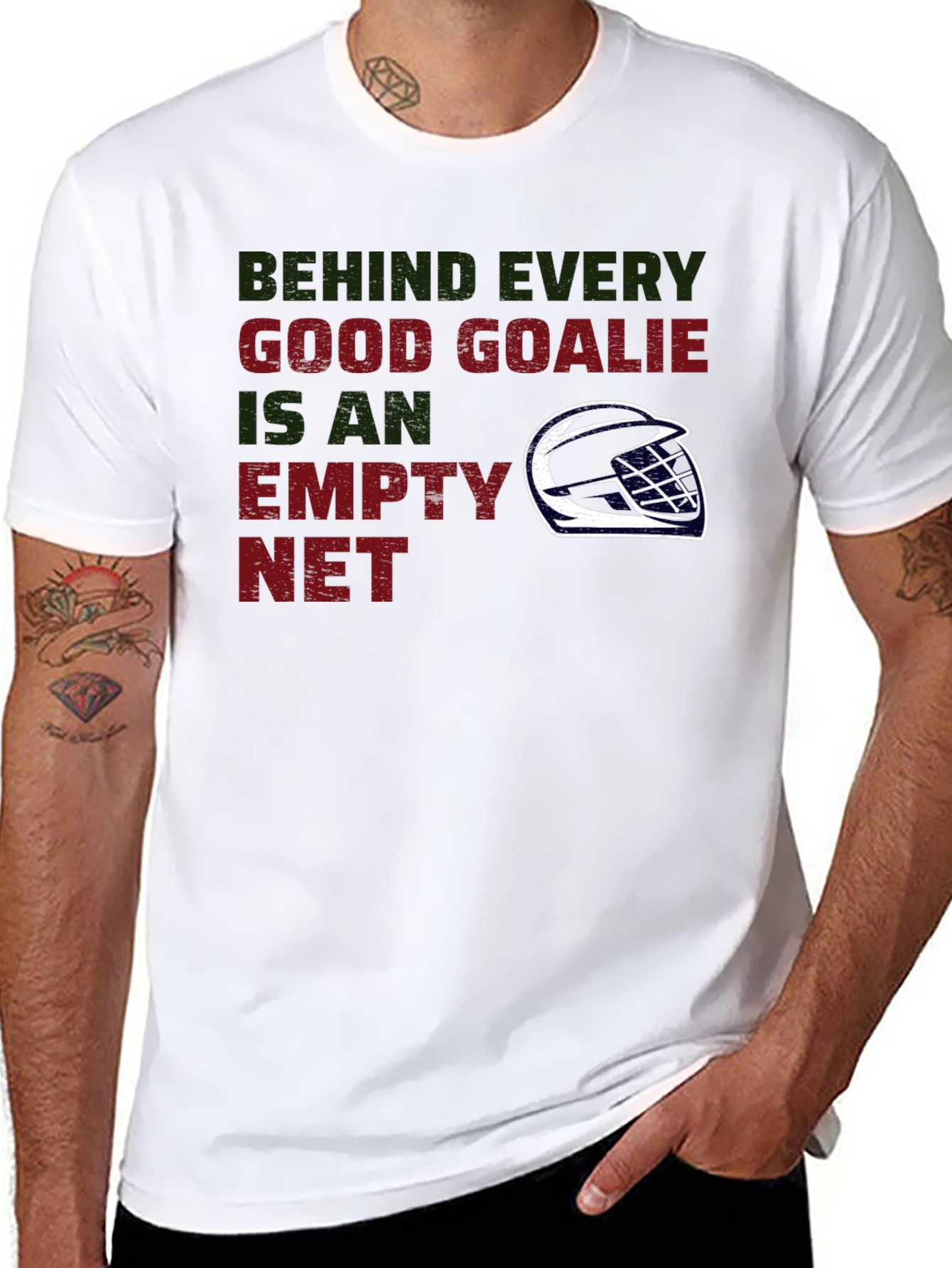 Hockey Goalie T-Shirt - Empty Net Humor