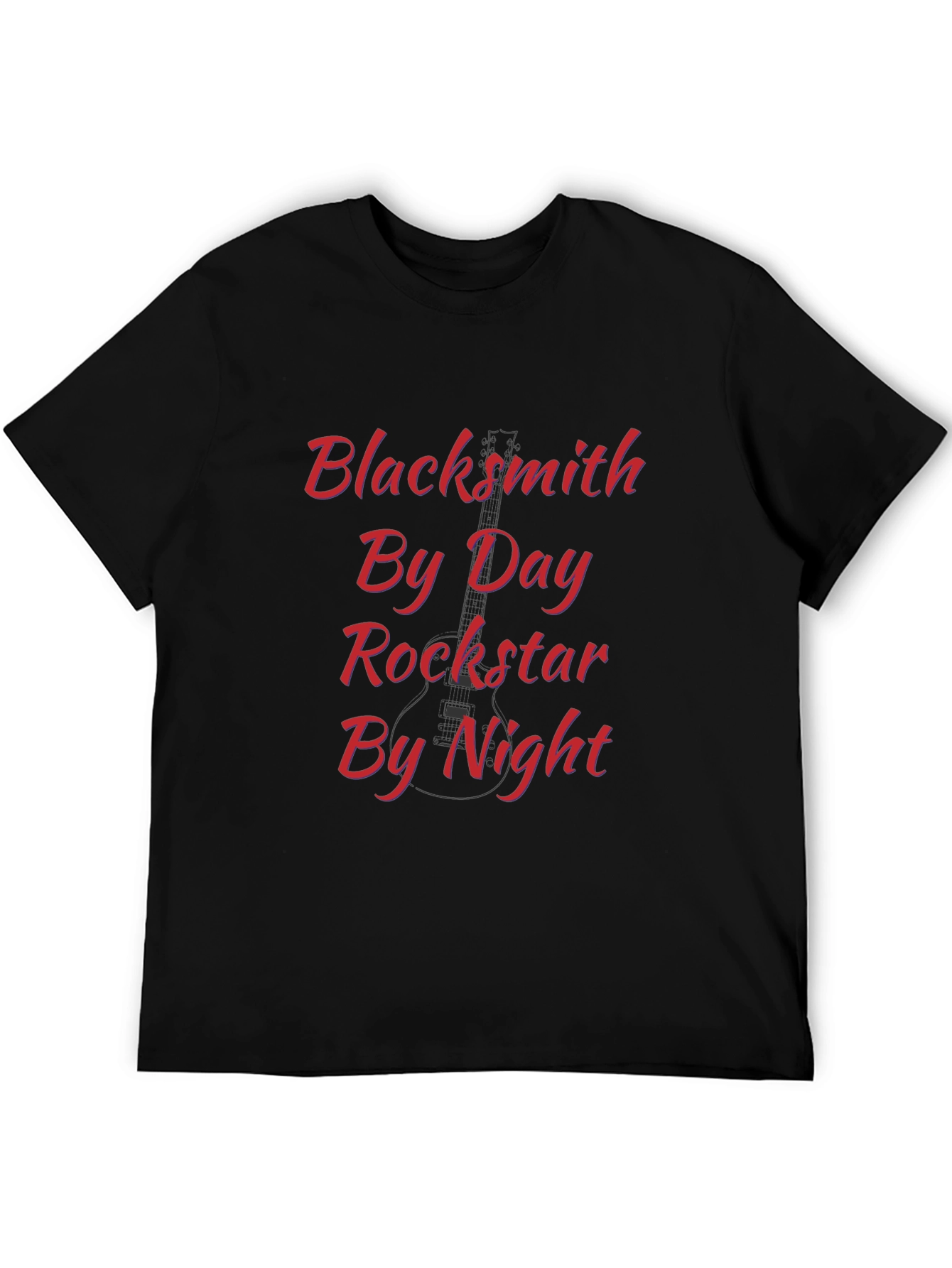 Blacksmith By Day Rockstar By Night Graphic T-Shirt