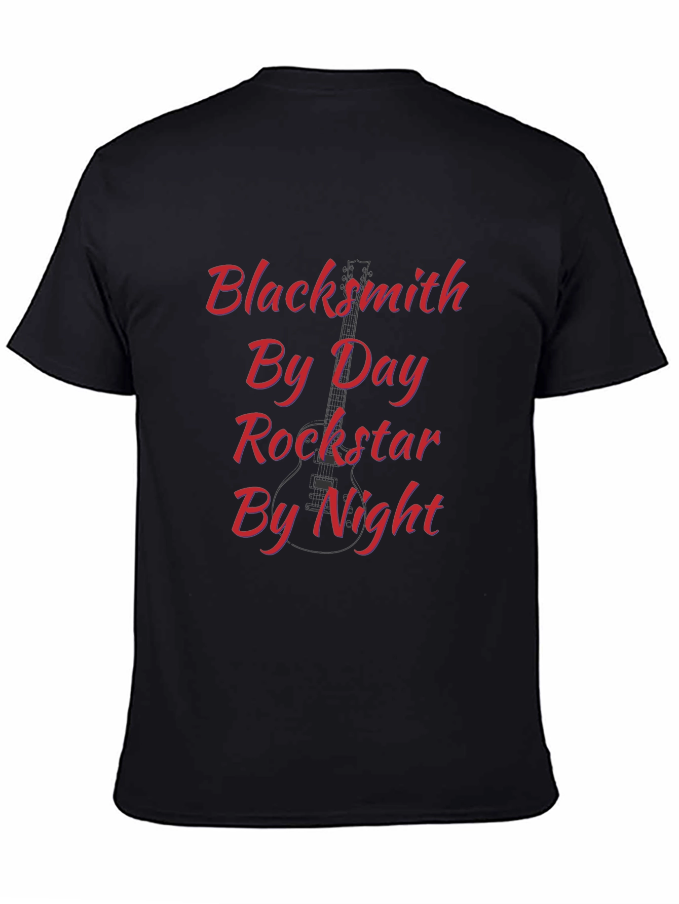 Blacksmith By Day Rockstar By Night Graphic T-Shirt