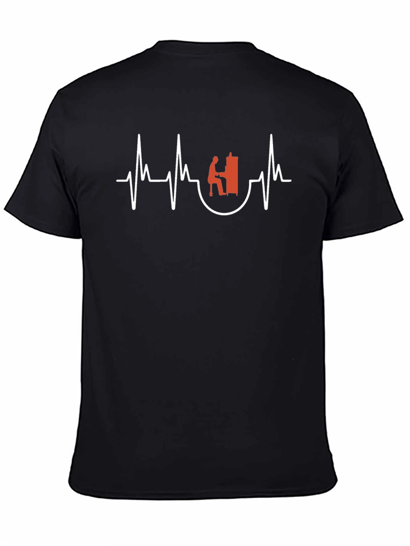 Piano Heartbeat T-Shirt - Musician Tee