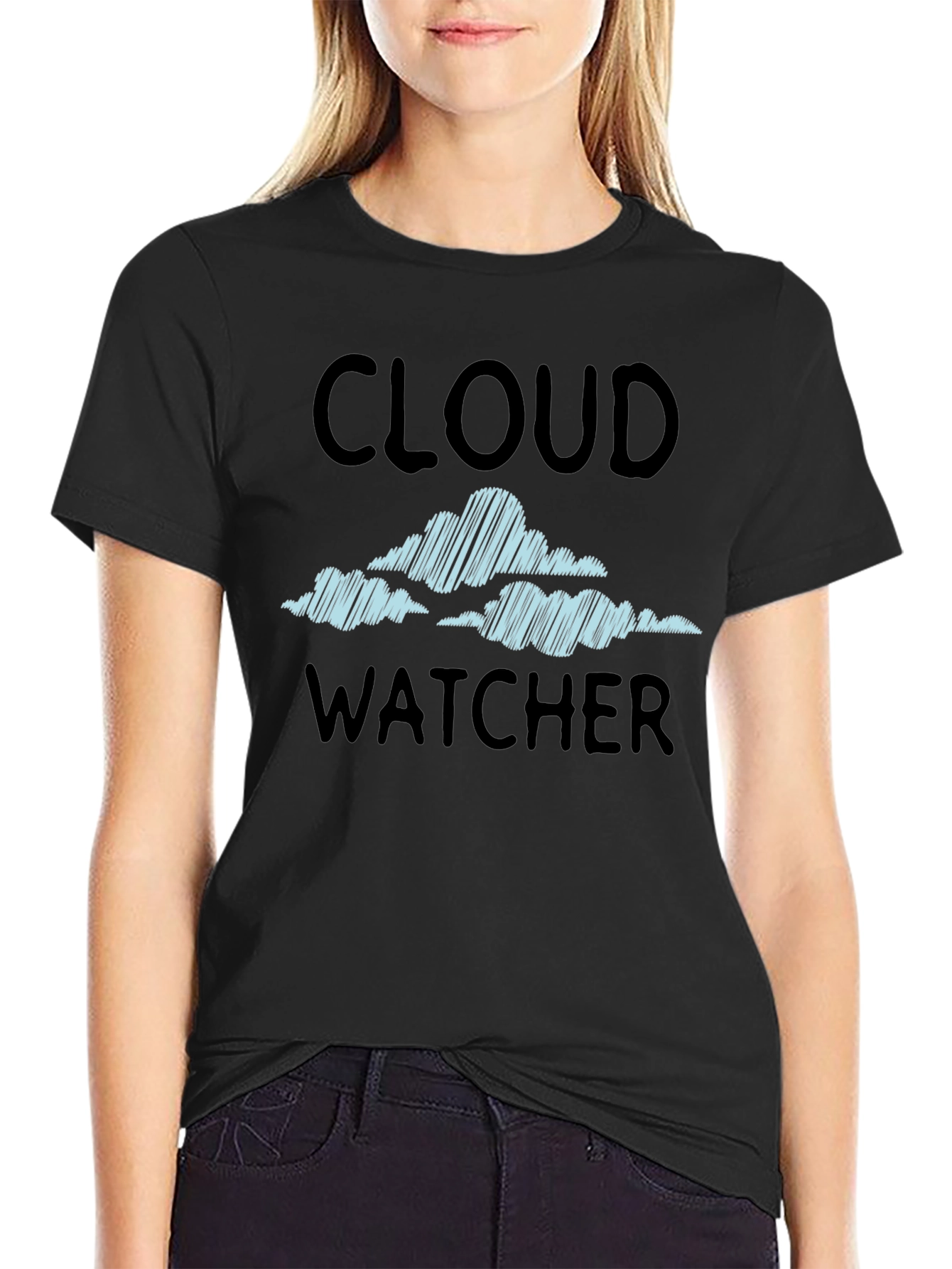 Cloud Watcher T-Shirt - Sky Gazer Tee