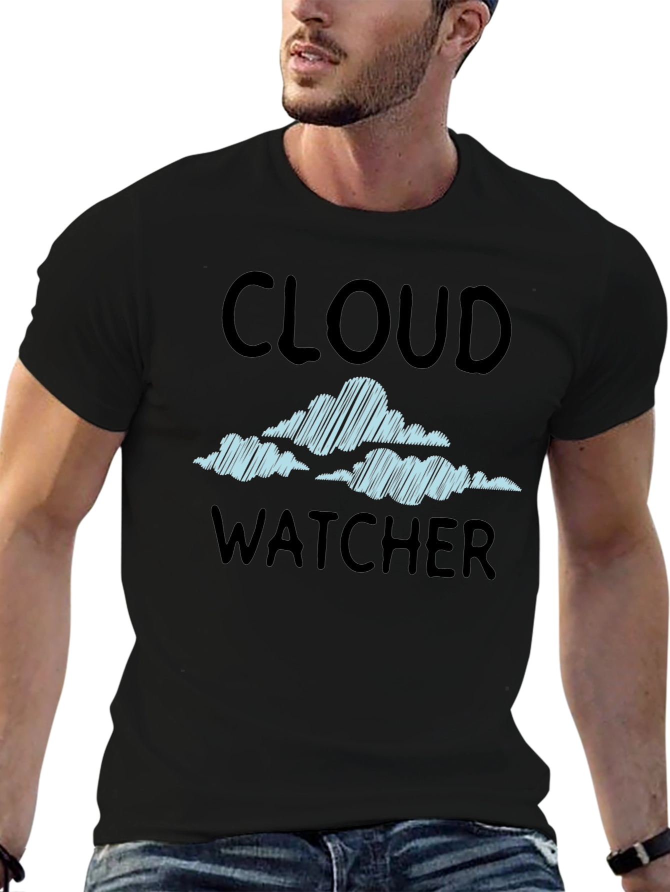 Cloud Watcher T-Shirt - Sky Gazer Tee