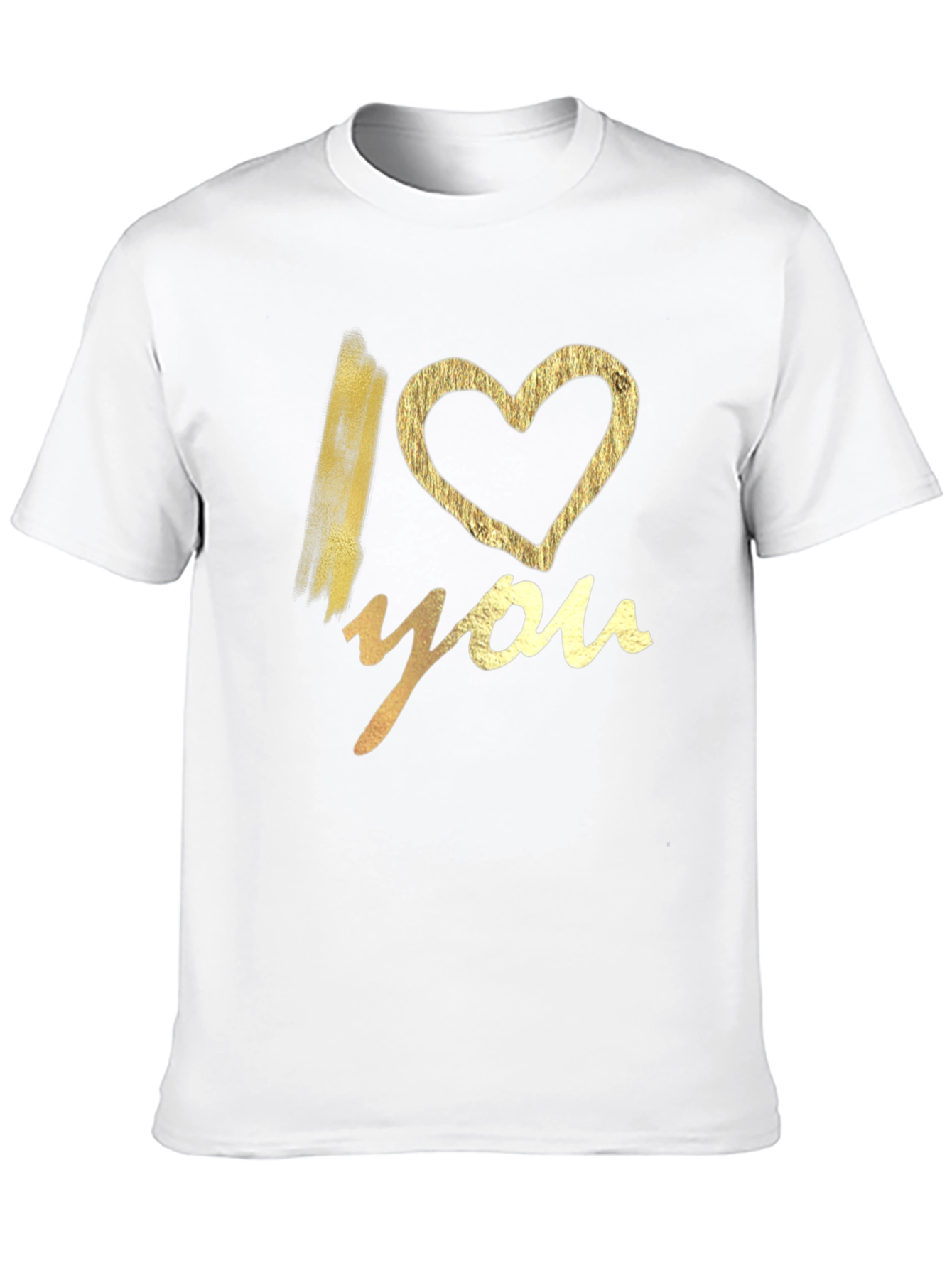 I Heart You Graphic Tee - Black Casual T-Shirt