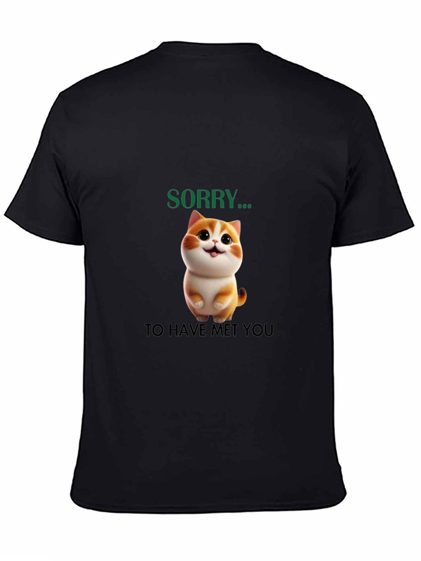 Cute Cat Sorry... Graphic Tee