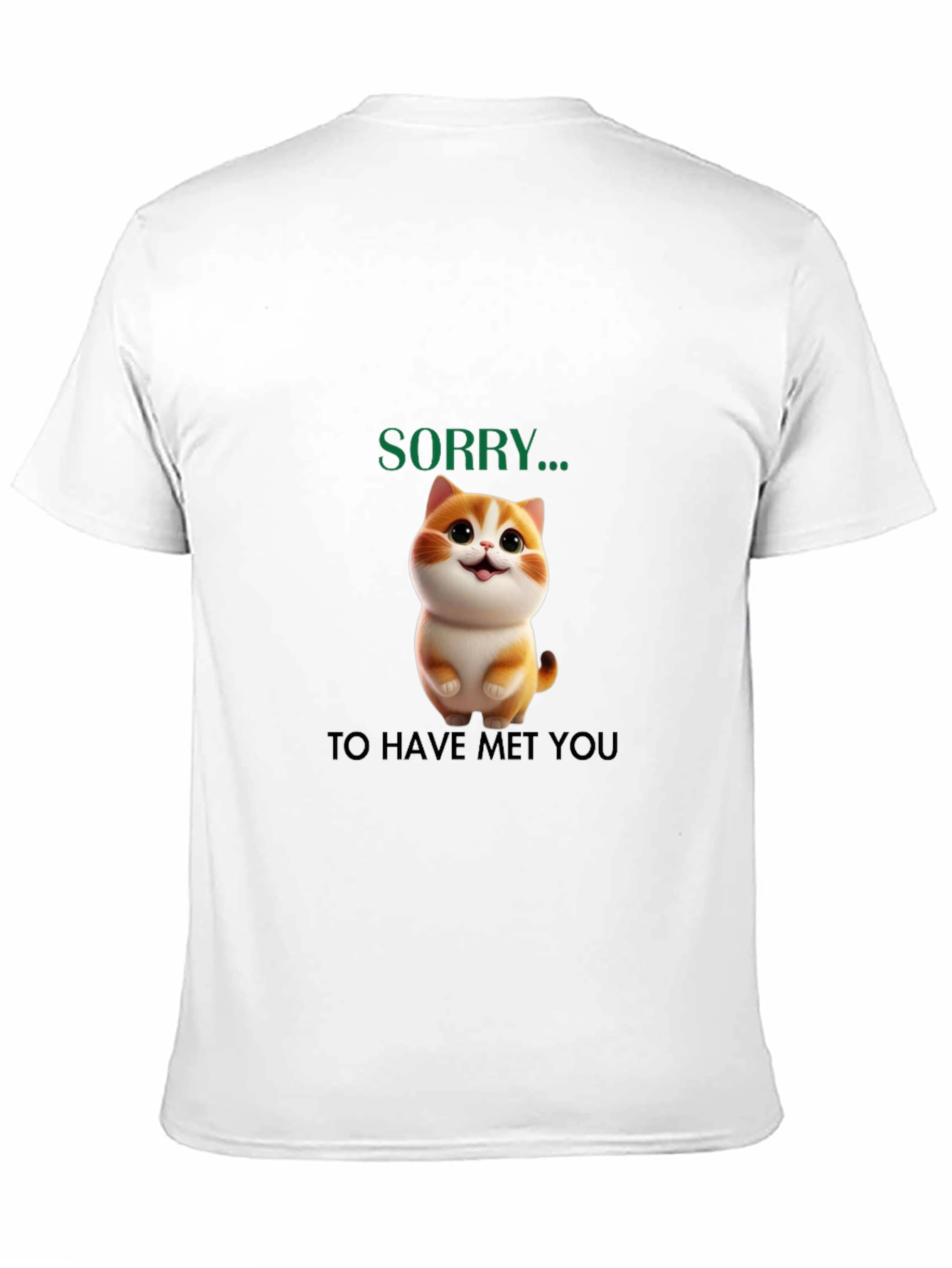 Cute Cat Sorry... Graphic Tee
