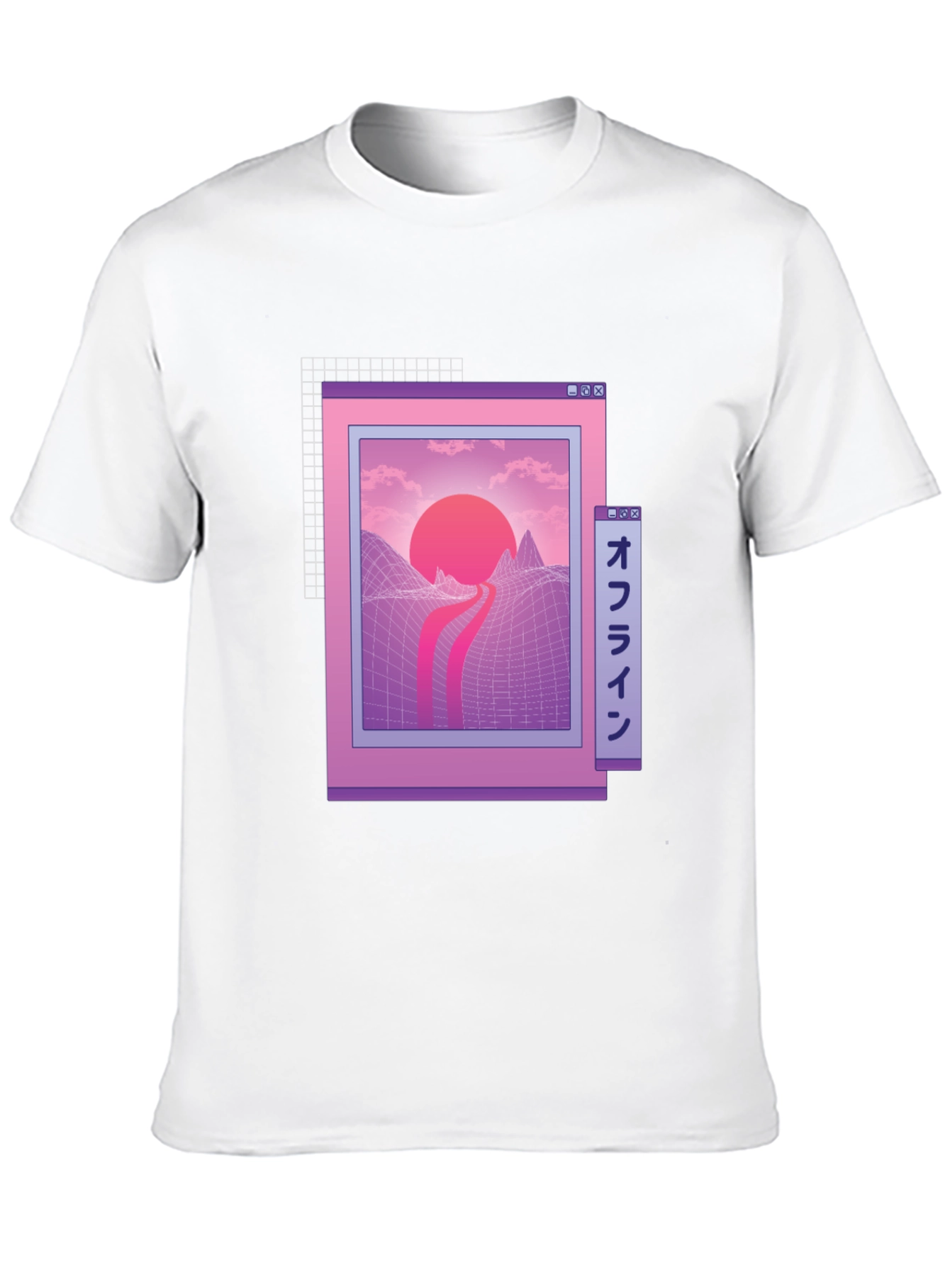 Retro Aesthetic Graphic Tee - Vaporwave Inspired
