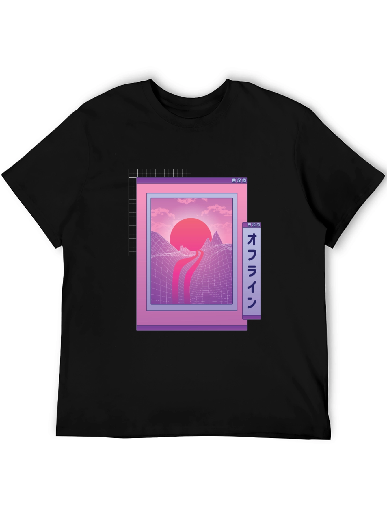 Retro Aesthetic Graphic Tee - Vaporwave Inspired