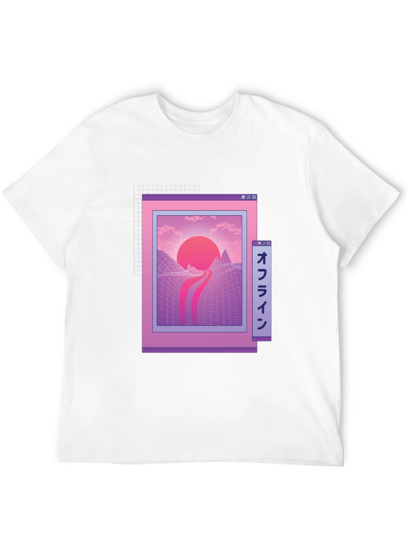 Retro Aesthetic Graphic Tee - Vaporwave Inspired
