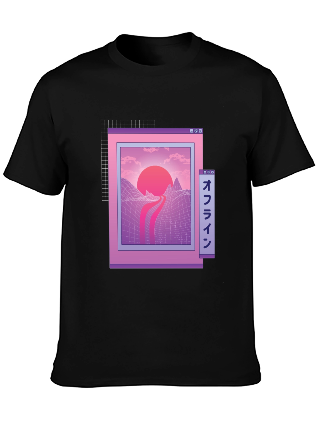Retro Aesthetic Graphic Tee - Vaporwave Inspired