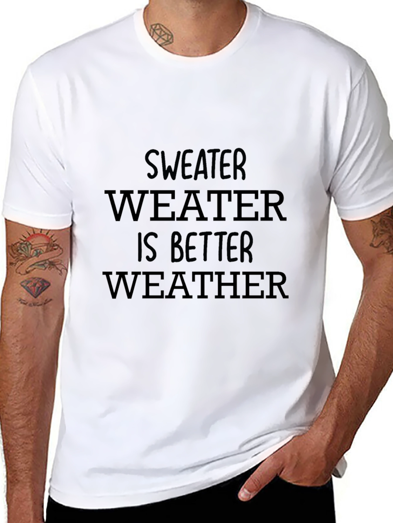 Sweater Weather Graphic Tee - Cozy & Stylish