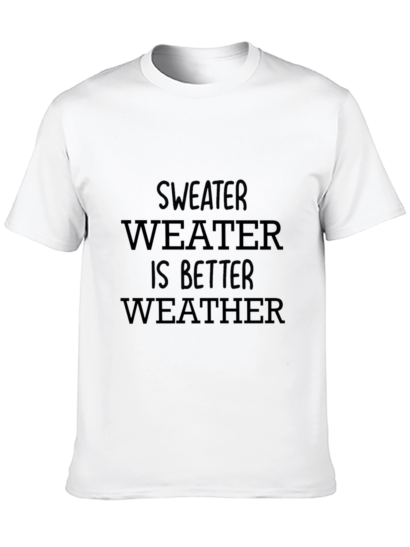 Sweater Weather Graphic Tee - Cozy & Stylish