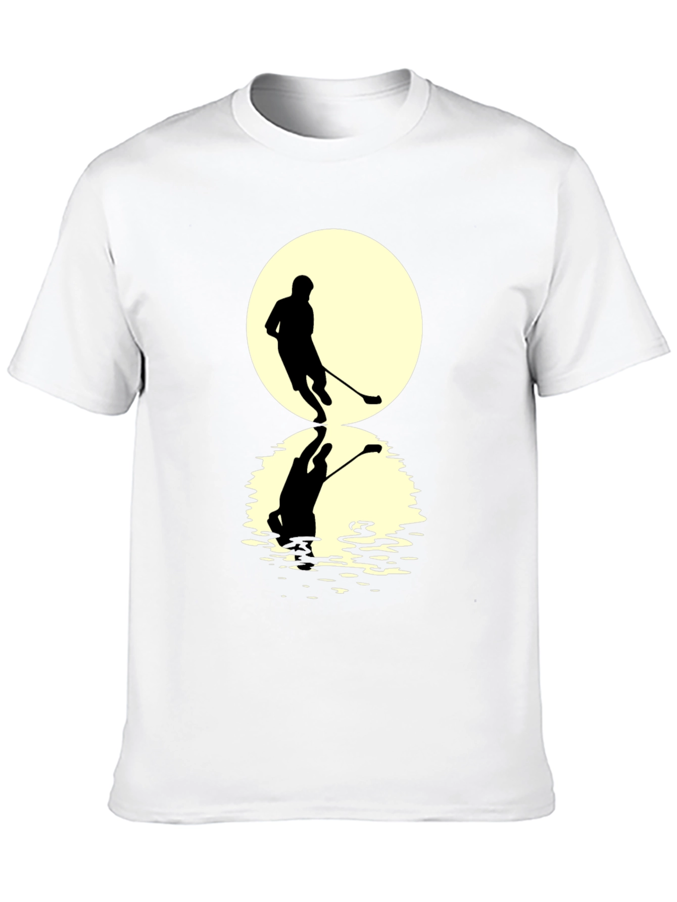 Hockey Player Graphic T-Shirt