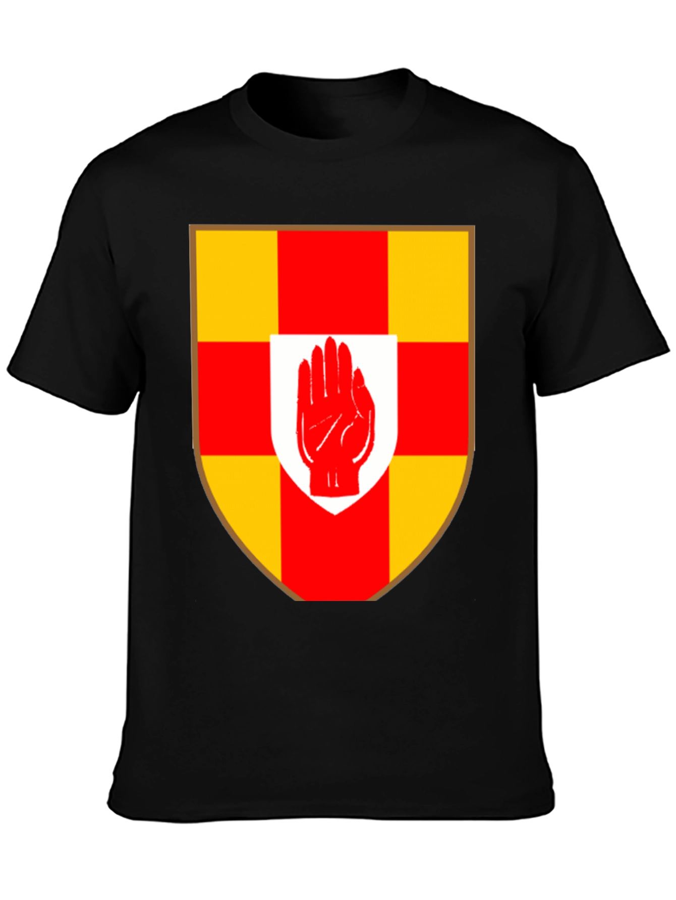 Ulster Hand Crest Black T-Shirt