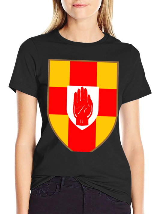 Ulster Hand Crest Black T-Shirt