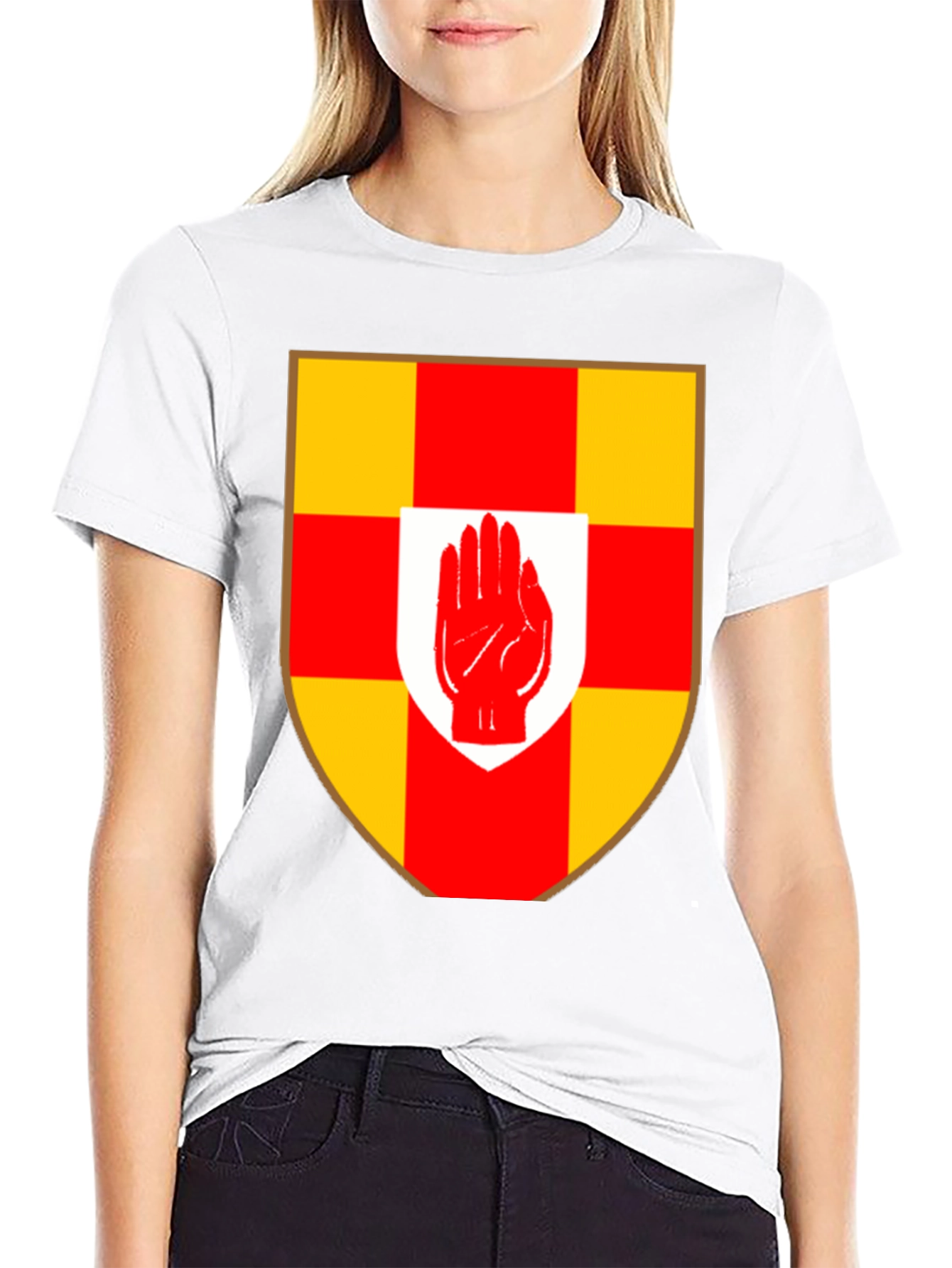 Ulster Hand Crest Black T-Shirt