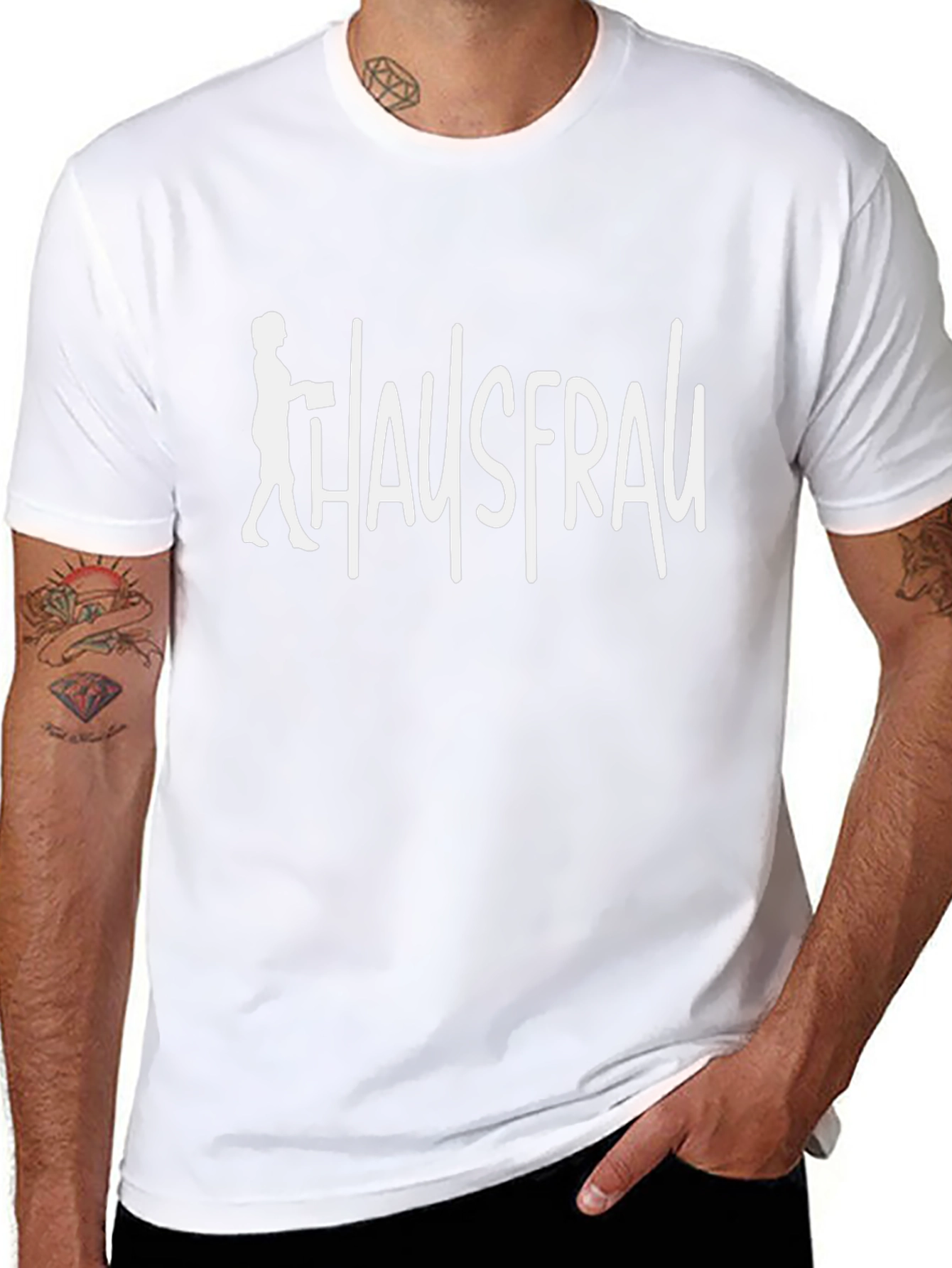 Hausfrau Graphic T-Shirt - Black