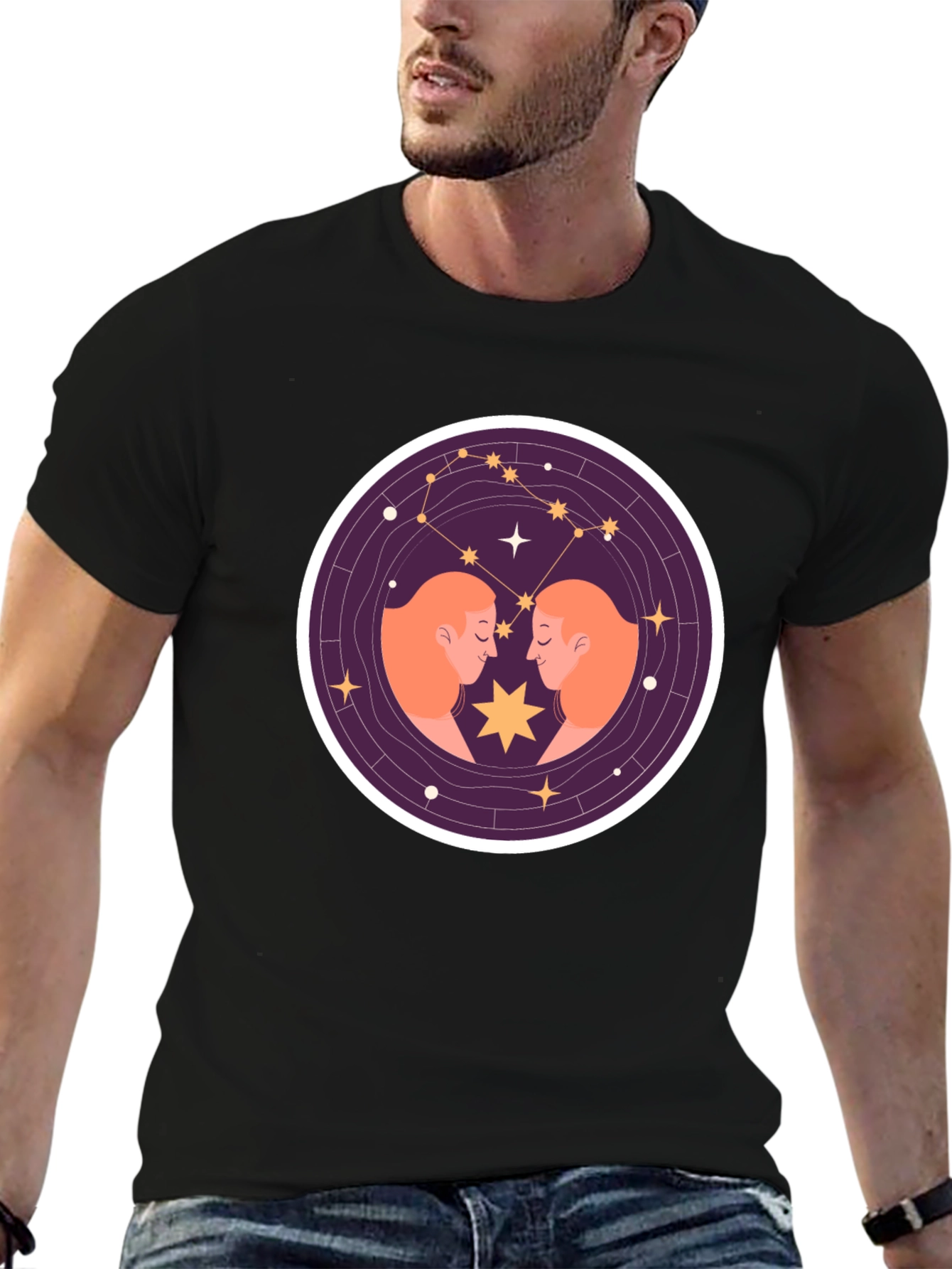 Gemini Zodiac Graphic Tee - Unisex